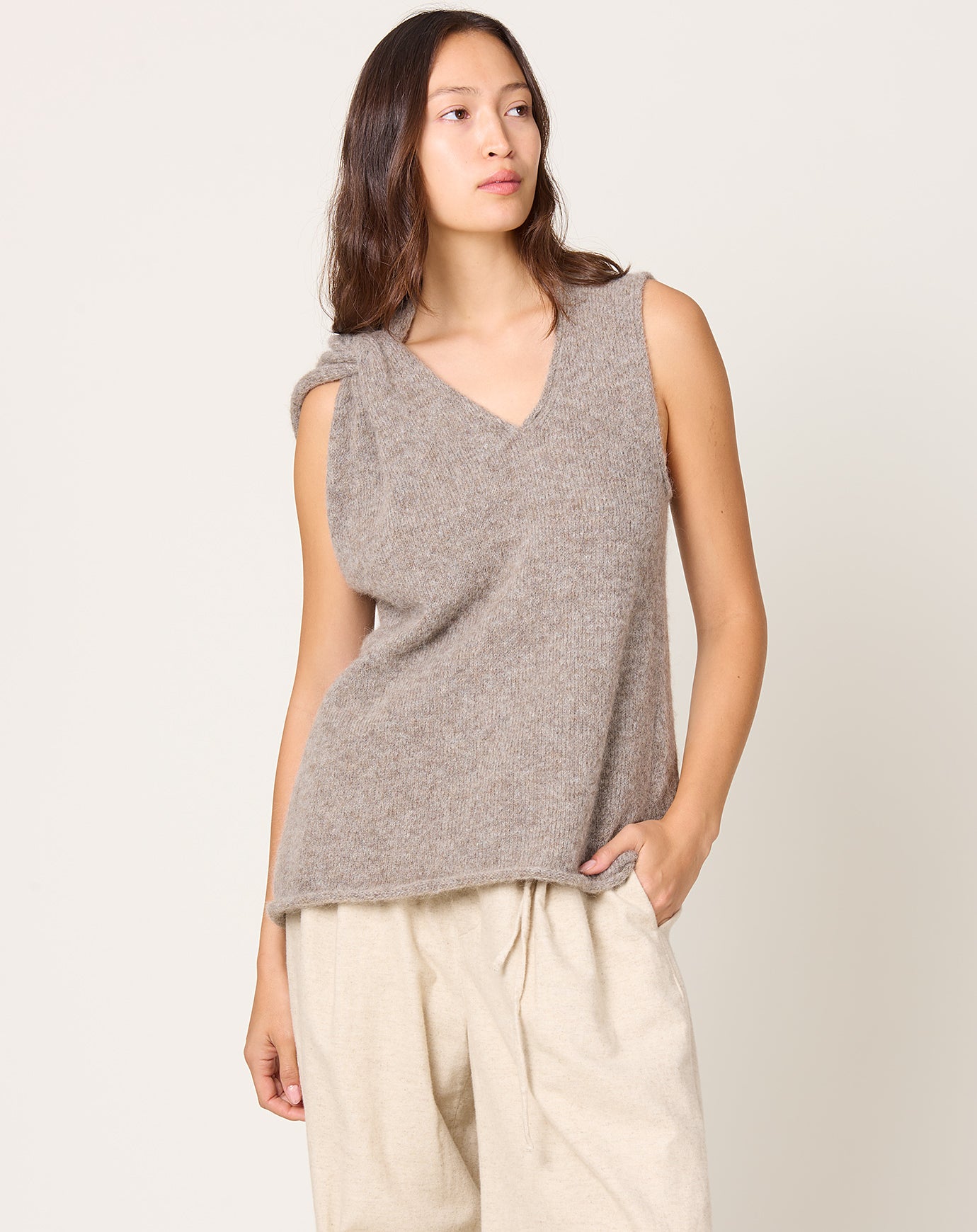 Lauren Manoogian Knot Shell in Burl