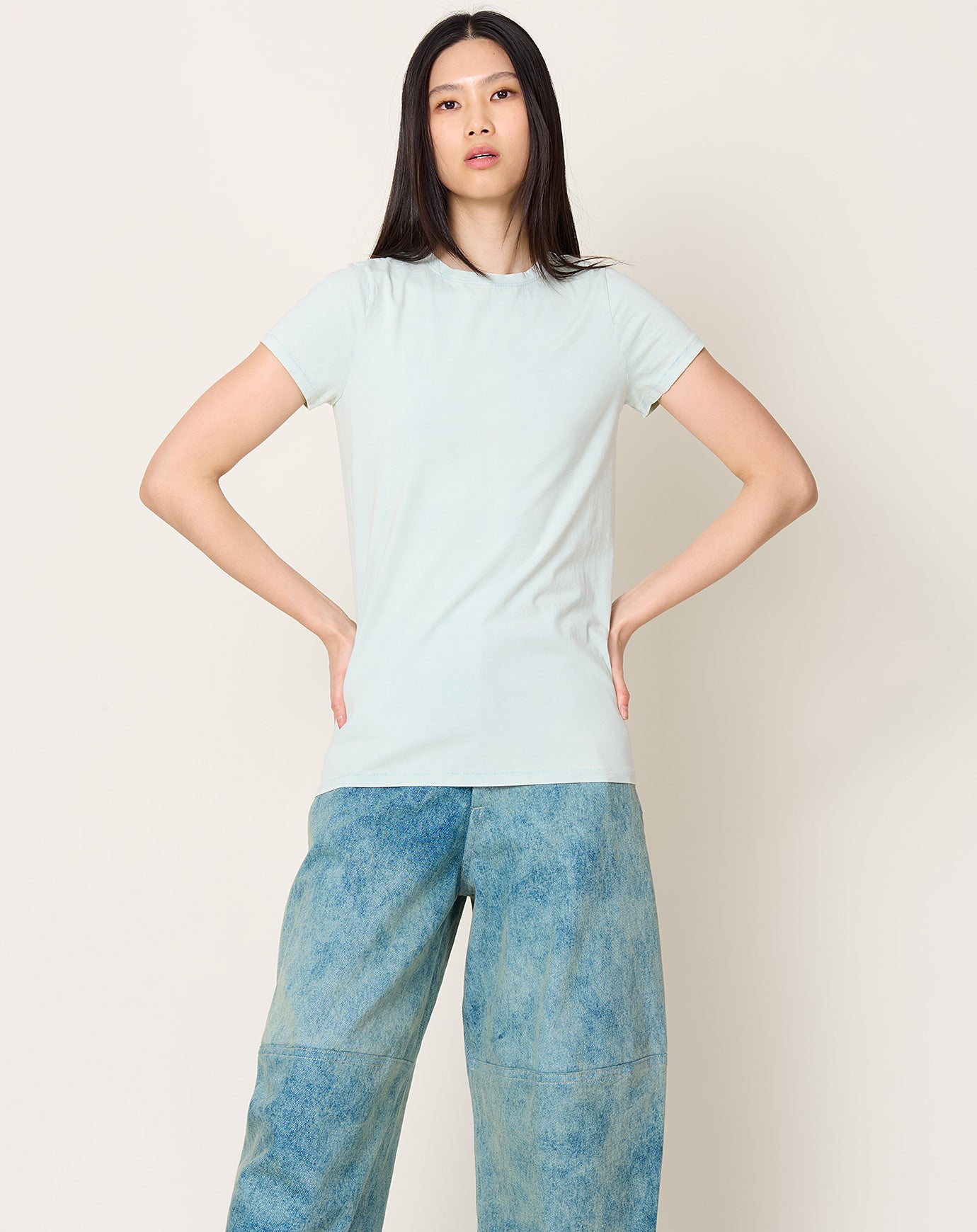 Lauren Manoogian Baby Bias Tee in Acid