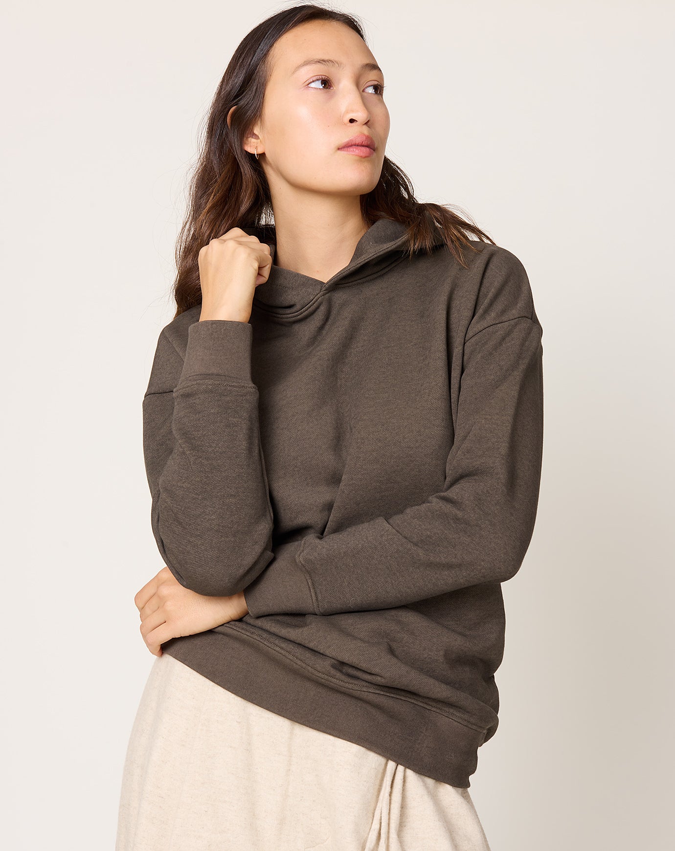 Lauren Manoogian Layer Hoodie in Painted Barnwood