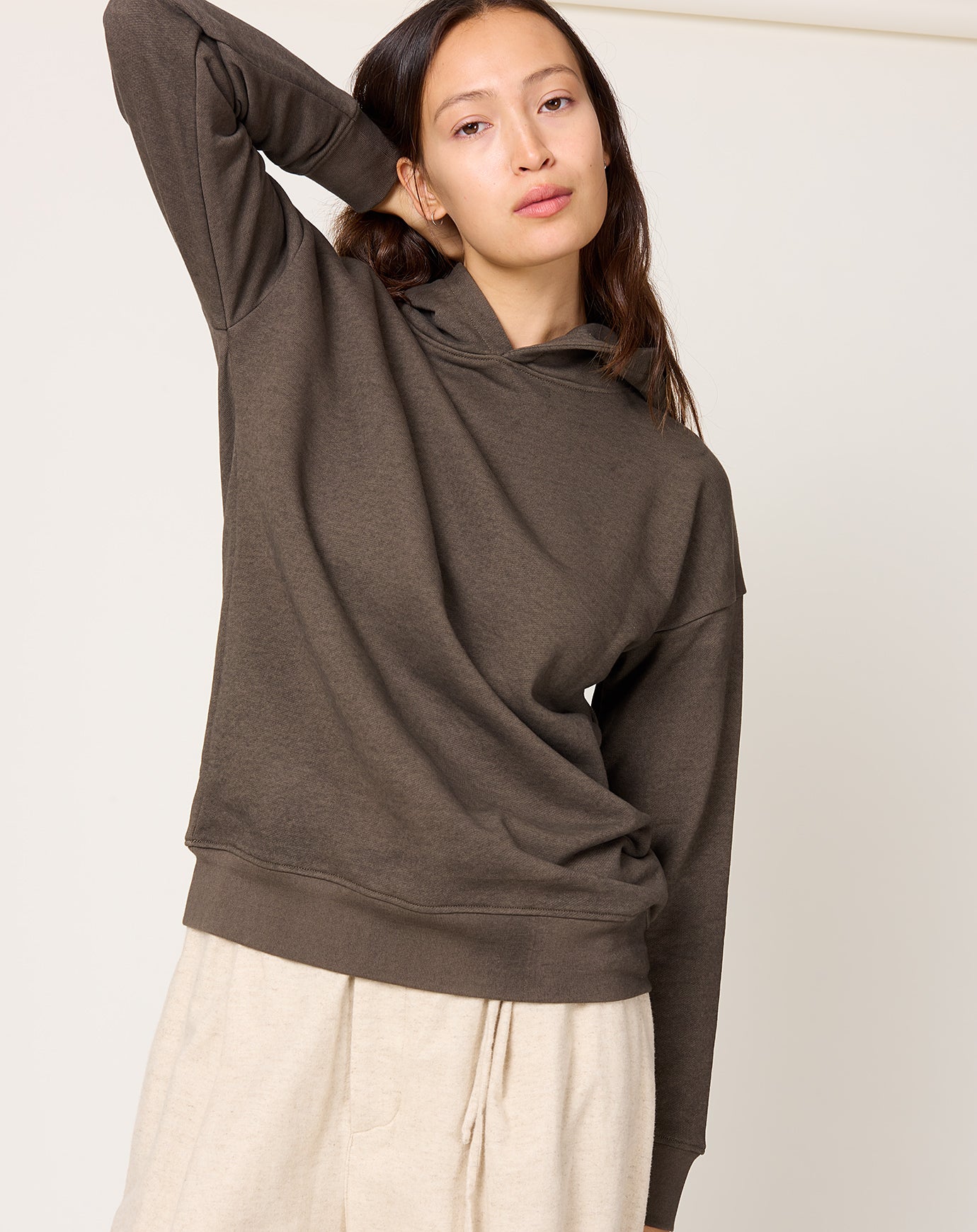 Lauren Manoogian Layer Hoodie in Painted Barnwood
