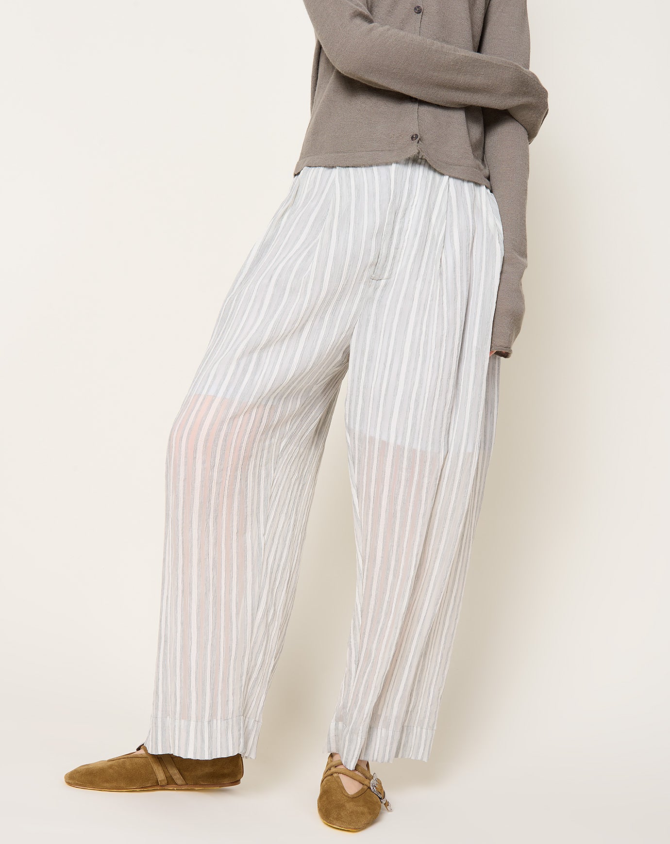 Lauren Manoogian Lines Trouser in Grey