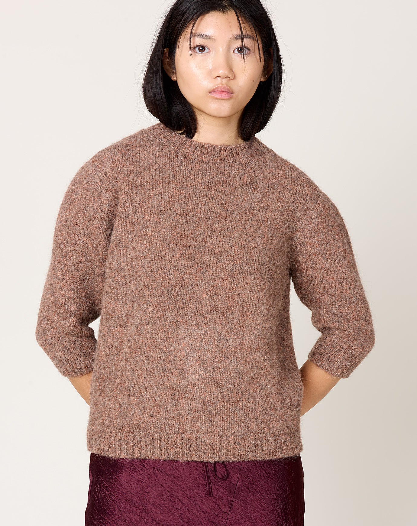 Lauren Manoogian Loft Baby Crewneck in Spice