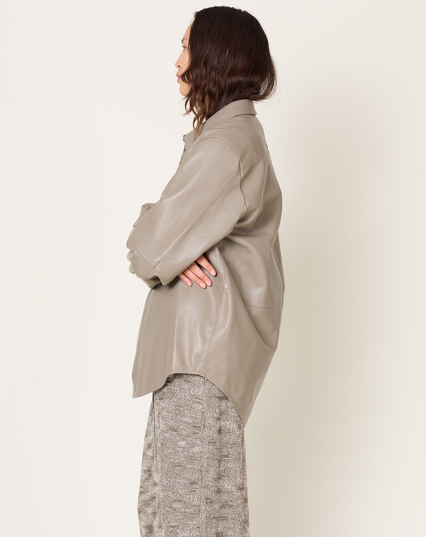 Lauren Manoogian Napa Shirt in Stone