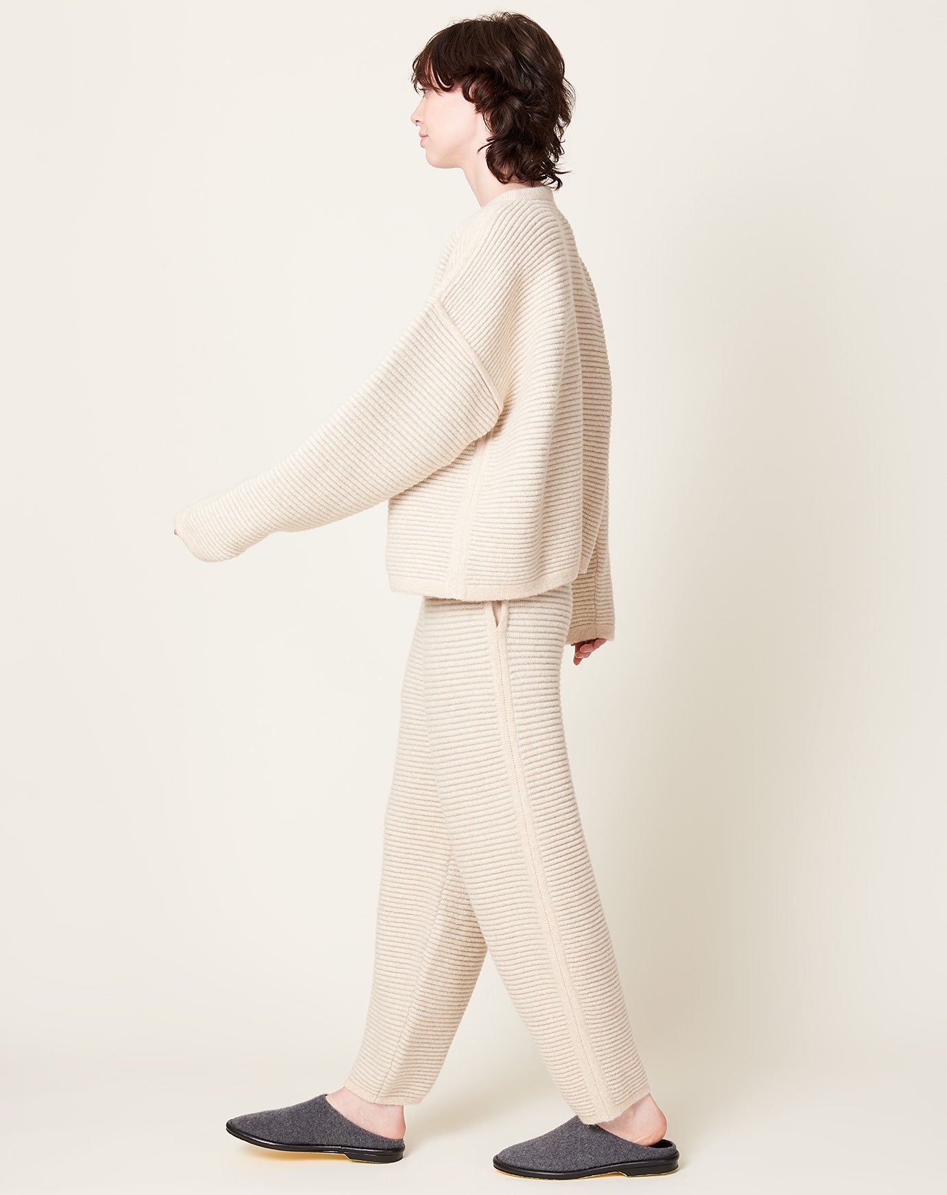 Lauren Manoogian Ottoman Pants in Alabaster & Carrara