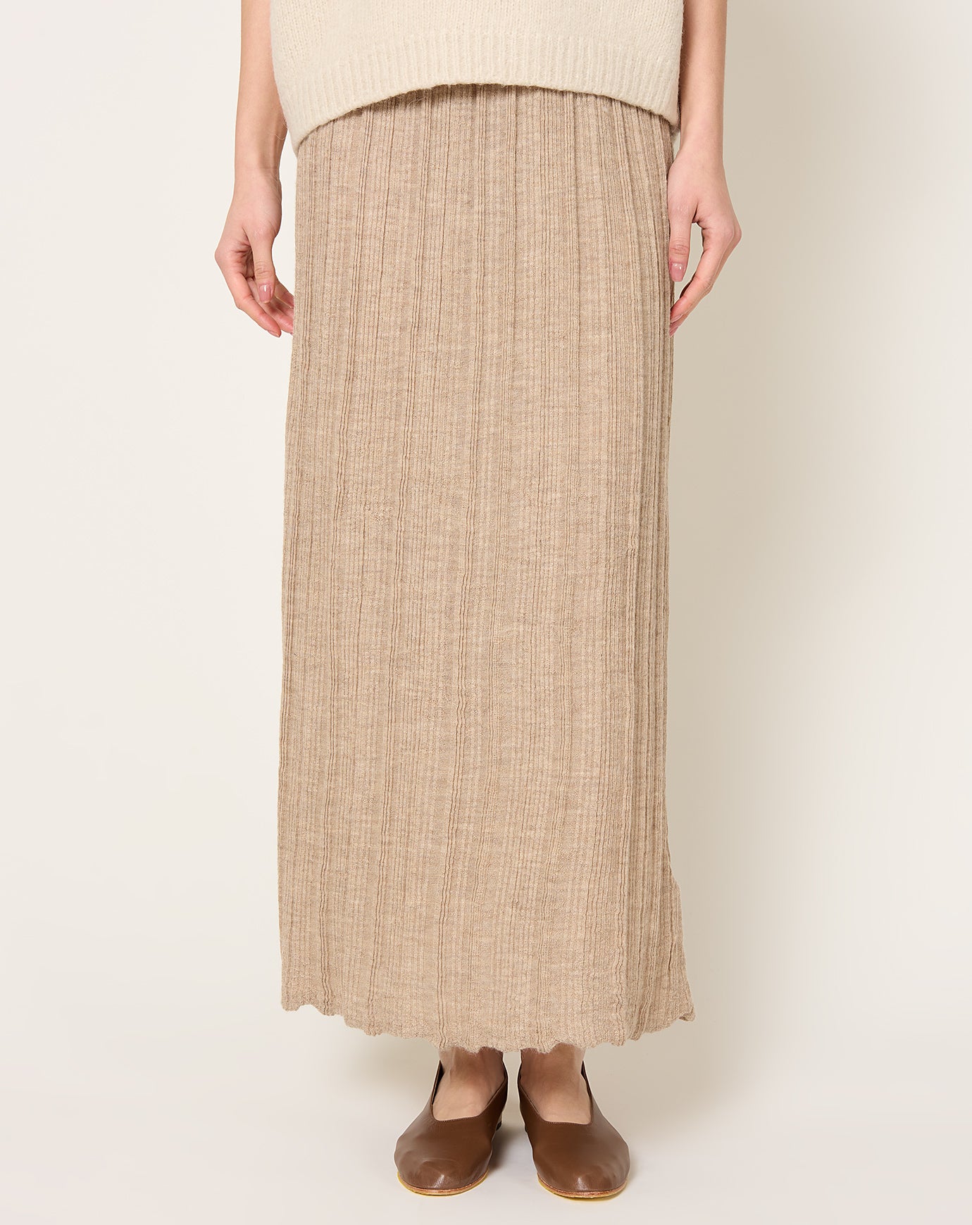 Lauren Manoogian Plisse Skirt in Oak