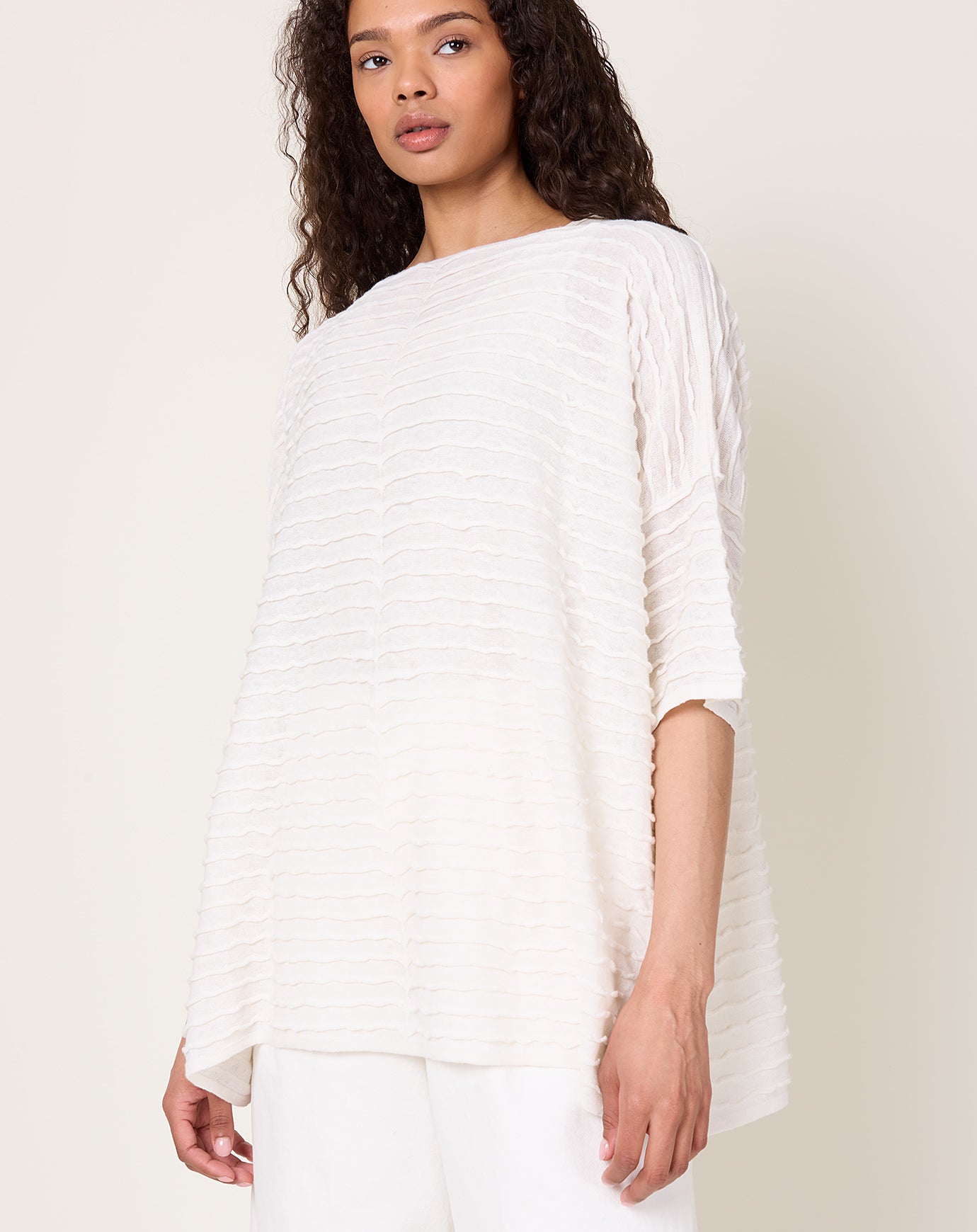 Lauren Manoogian Ripple Top in Bone