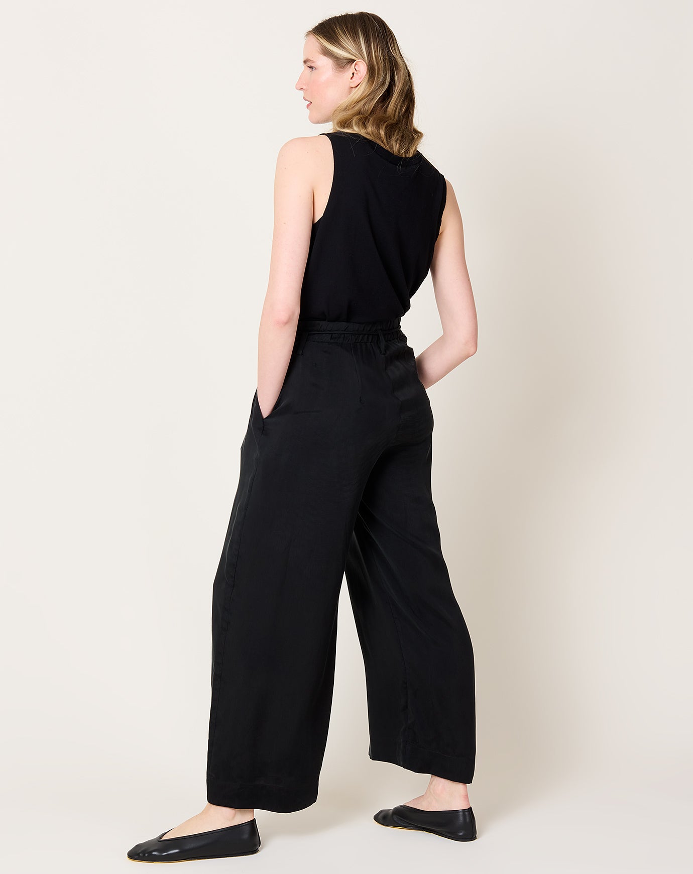 Lauren Manoogian Sanded Trouser in Black