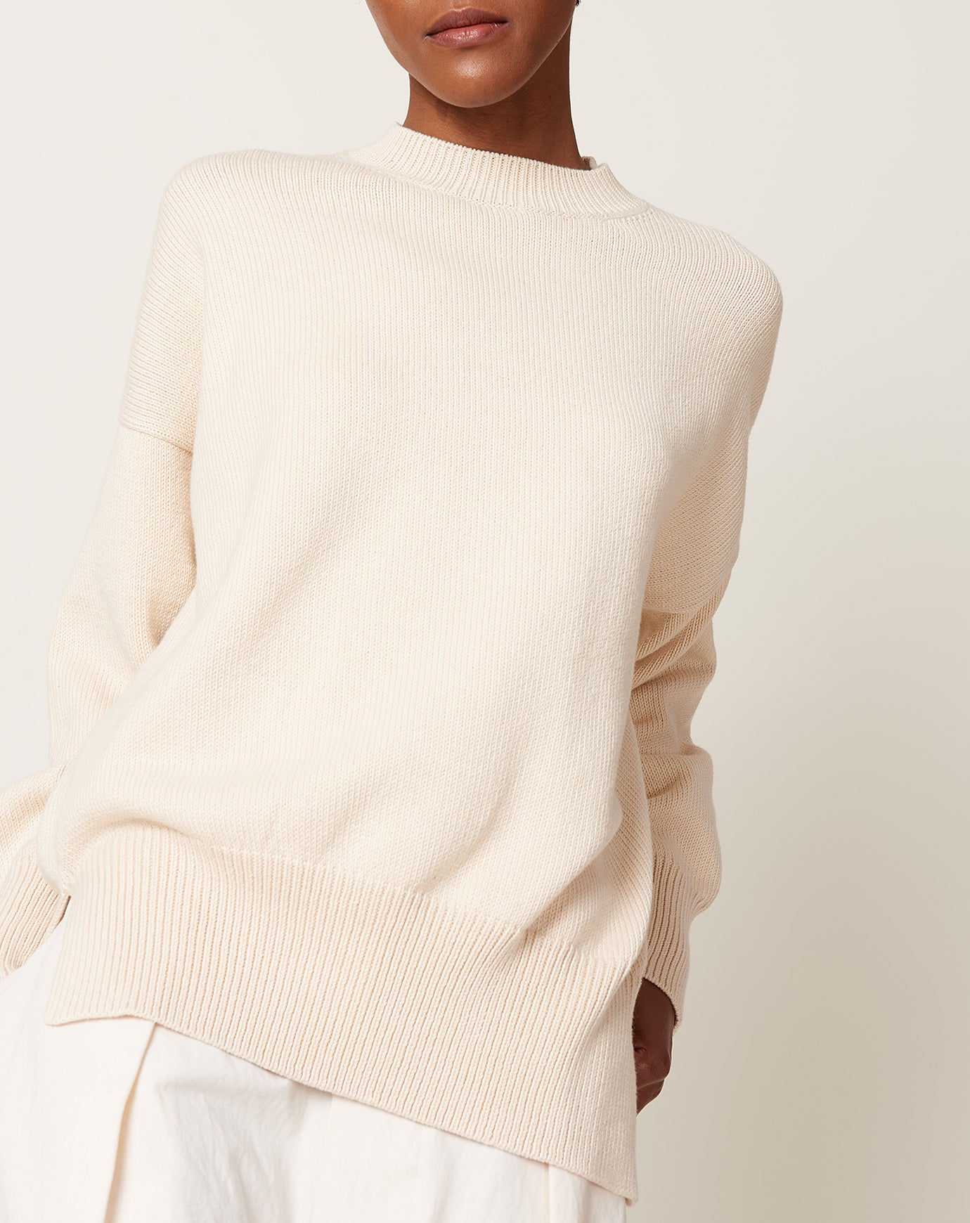 Lauren Manoogian Simple Crewneck in Natural