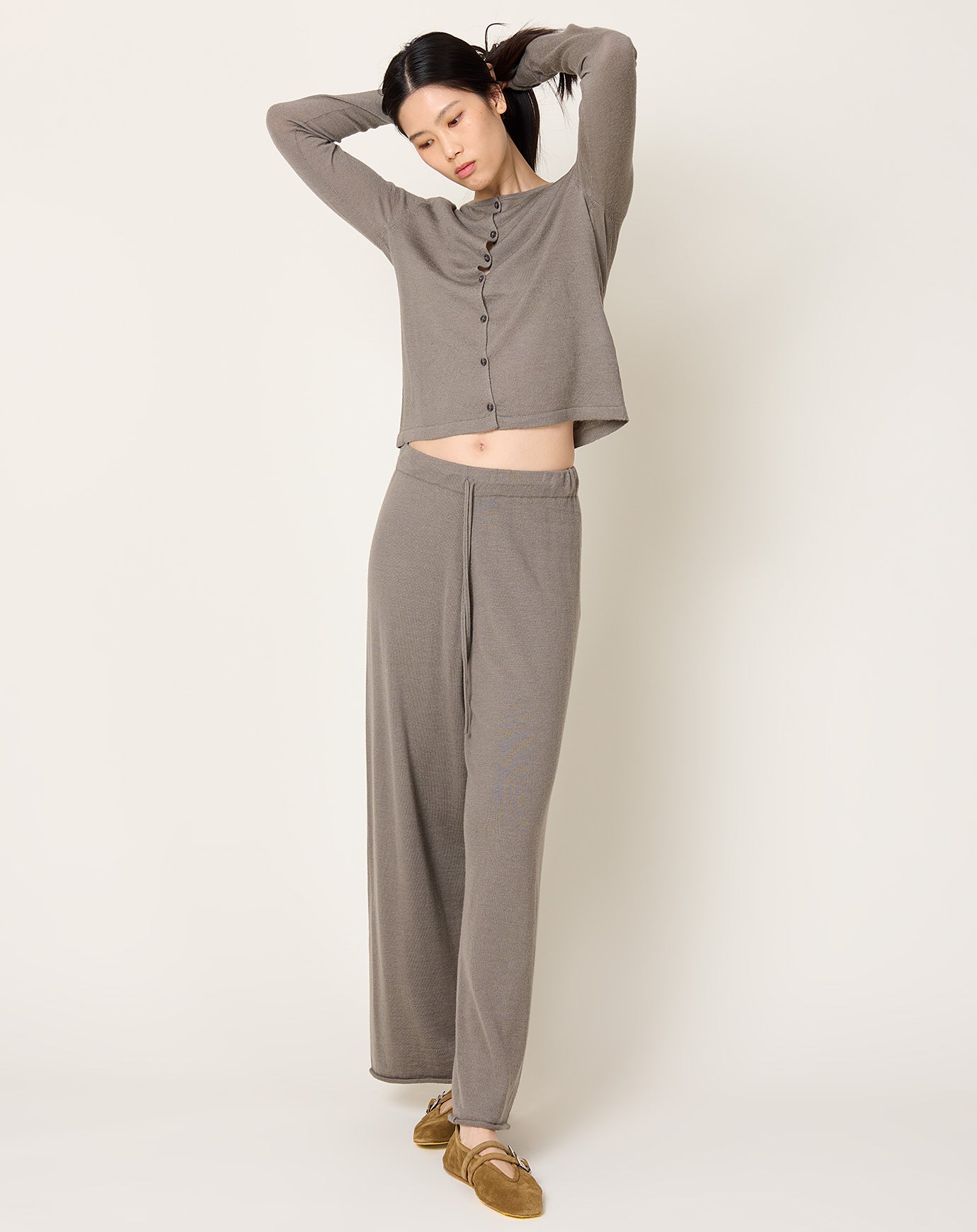 Lauren Manoogian Super Fine Pants in Concrete