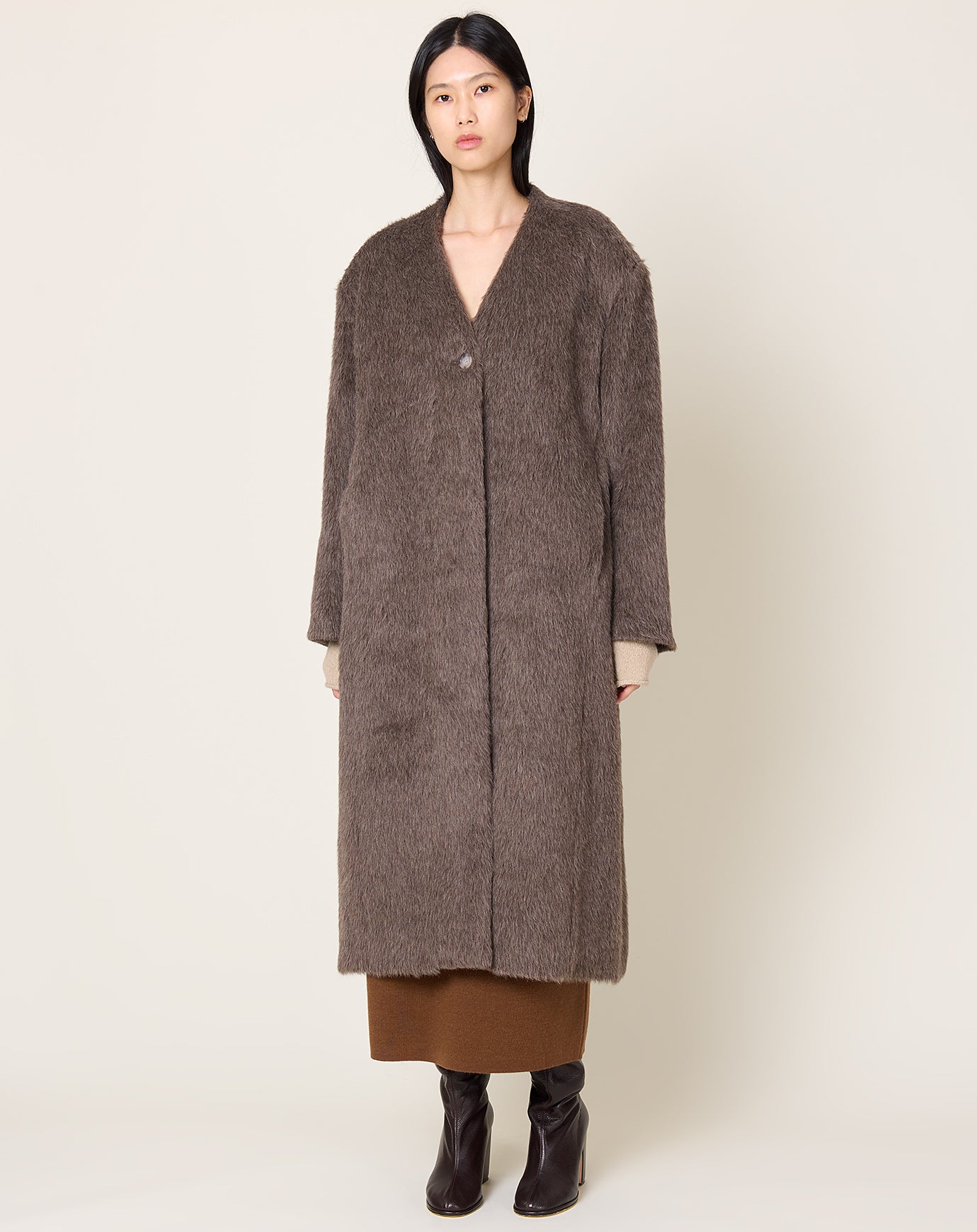 Lauren Manoogian Suri Shoulders Coat in Barnwood