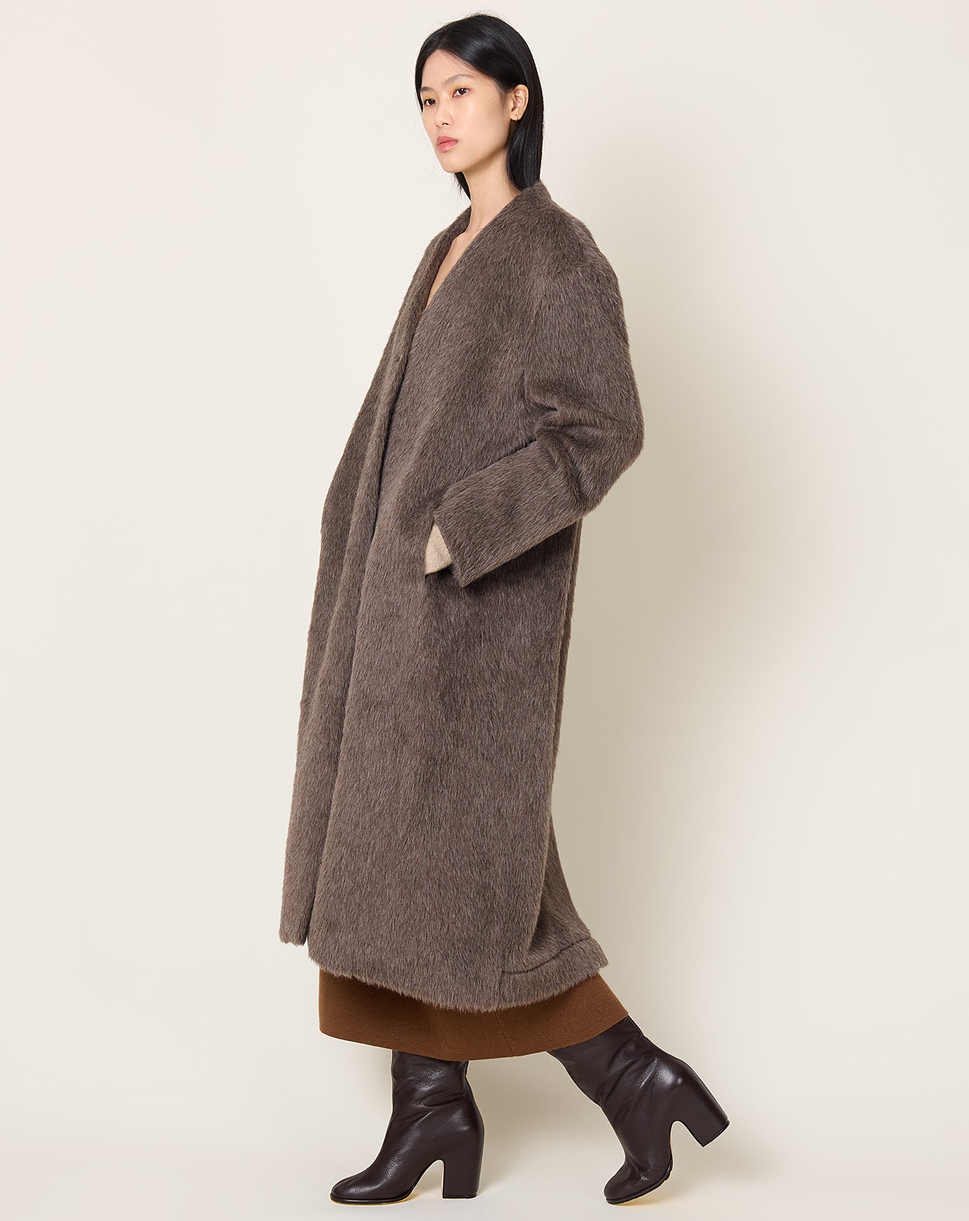 Lauren Manoogian Suri Shoulders Coat in Barnwood