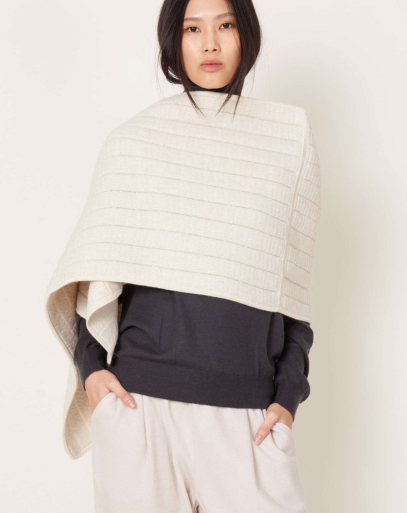 Lauren Manoogian Tami Wrap in Raw White