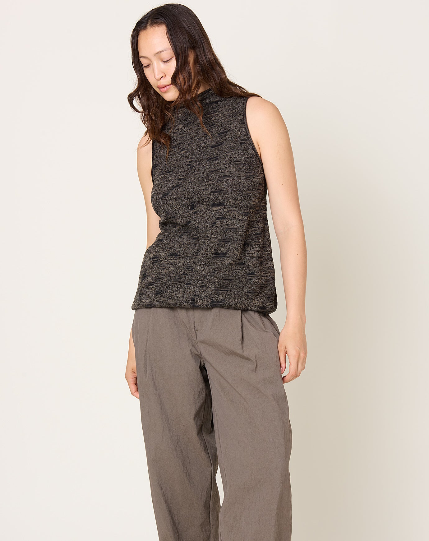 Lauren Manoogian Terra Shell in Black Marl