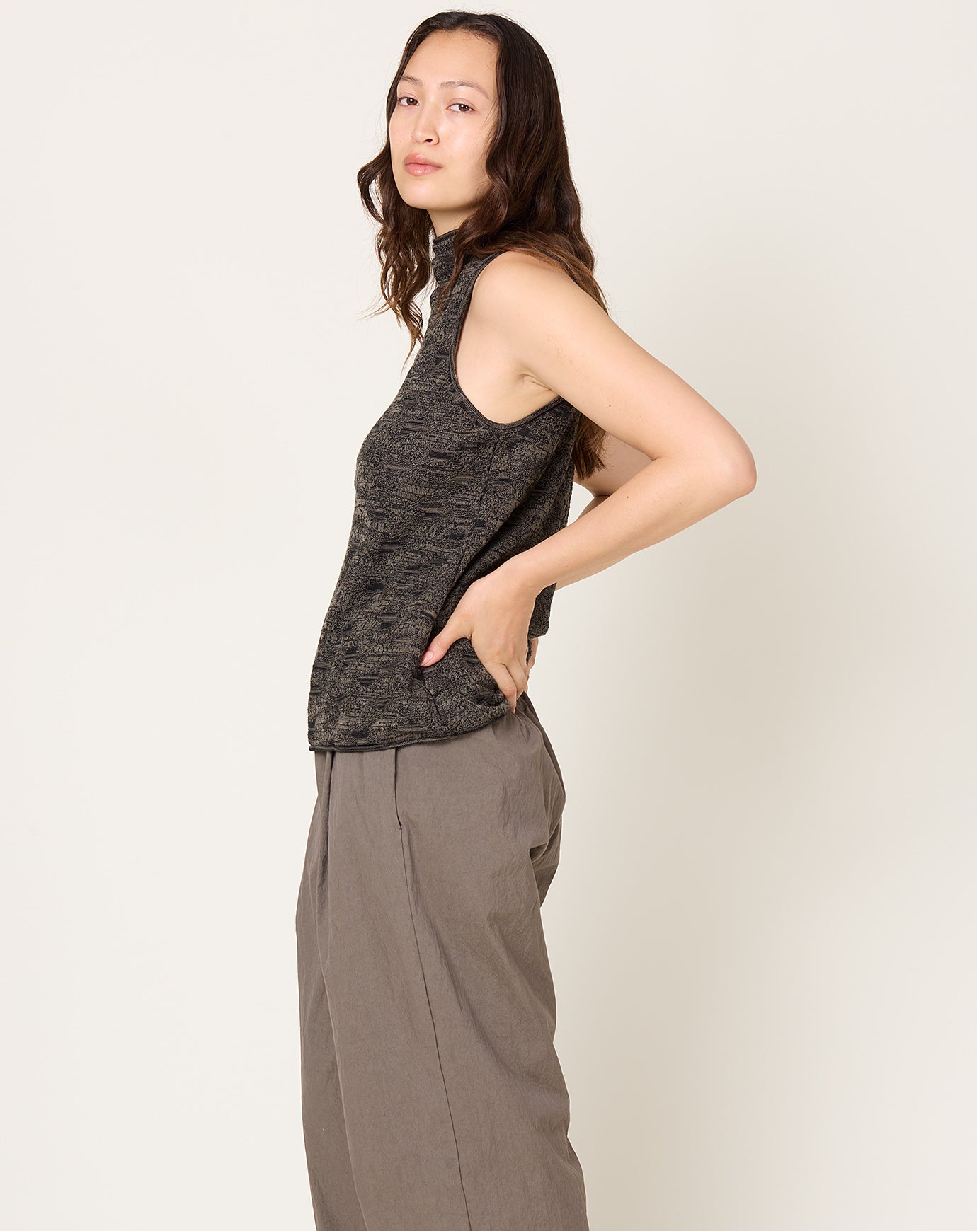 Lauren Manoogian Terra Shell in Black Marl