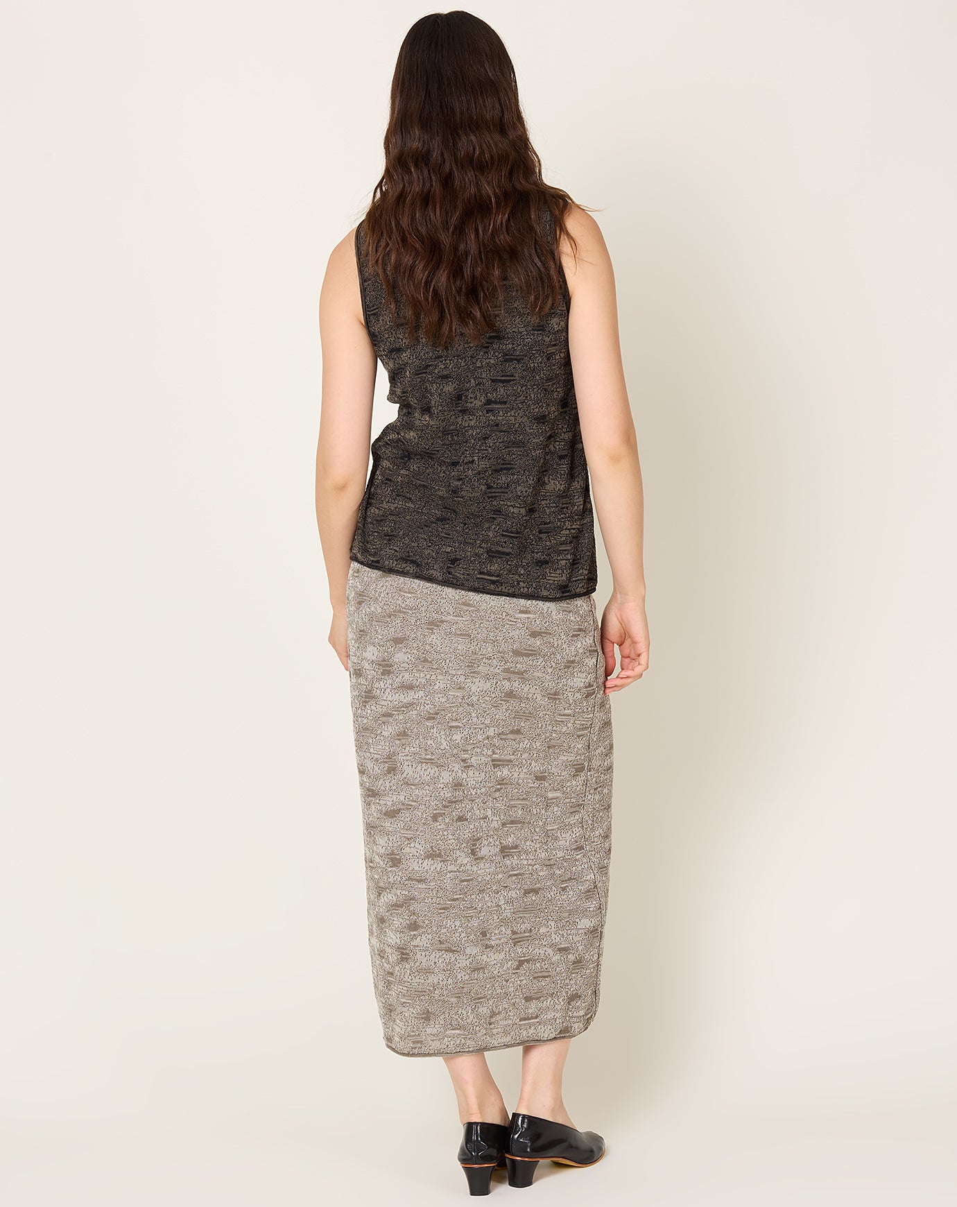 Lauren Manoogian Terra Skirt in Rock Marl