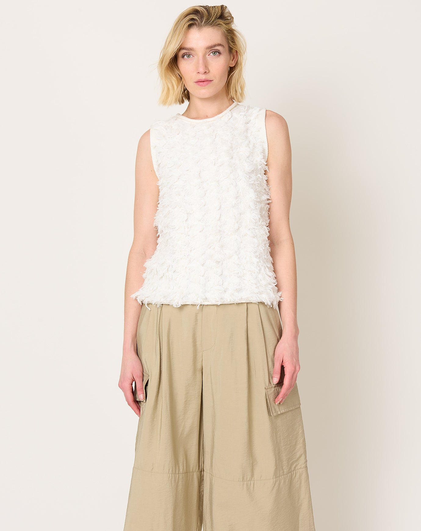Lauren Manoogian Tufted Shell in Bone