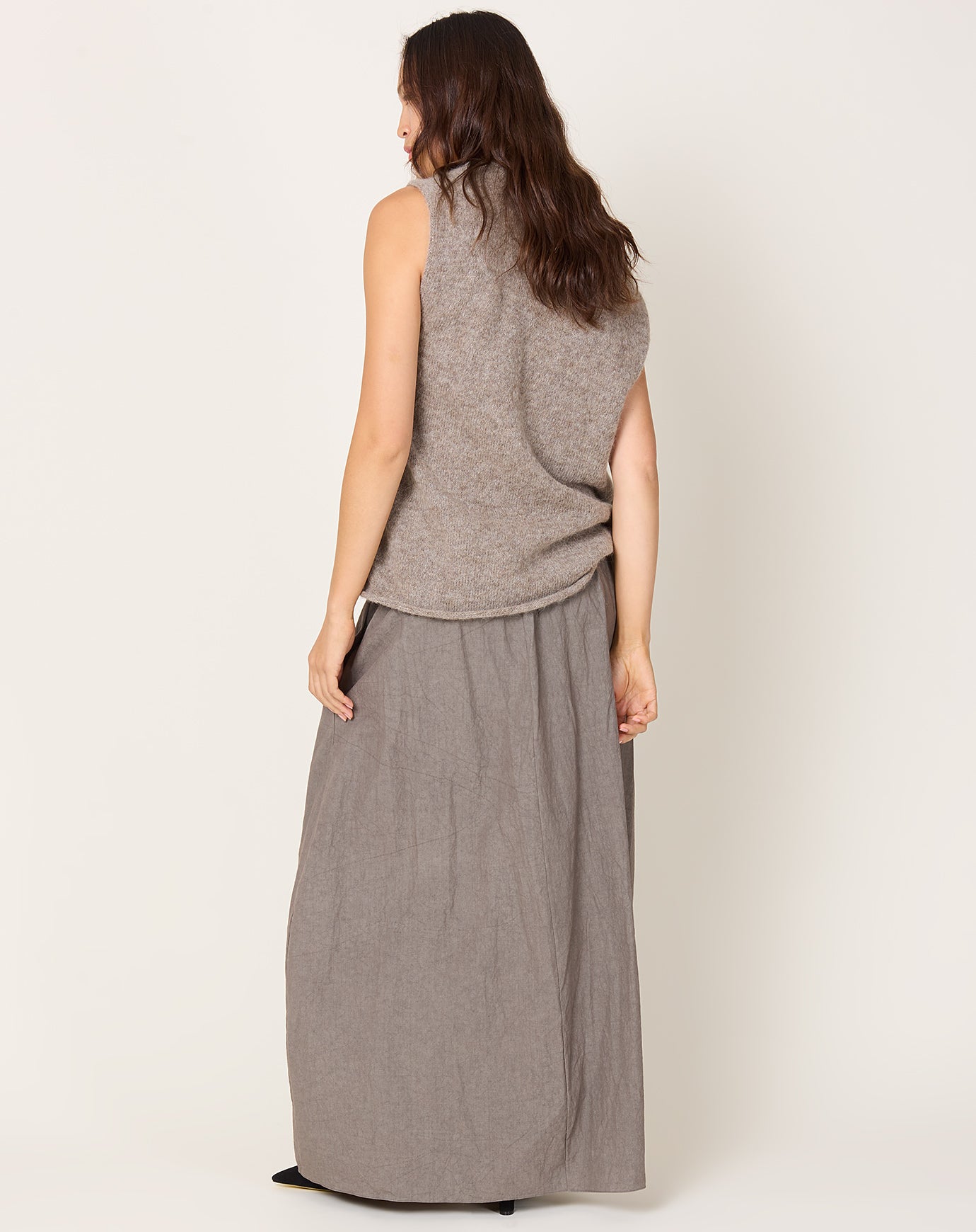 Lauren Manoogian Twist Skirt in Cinder