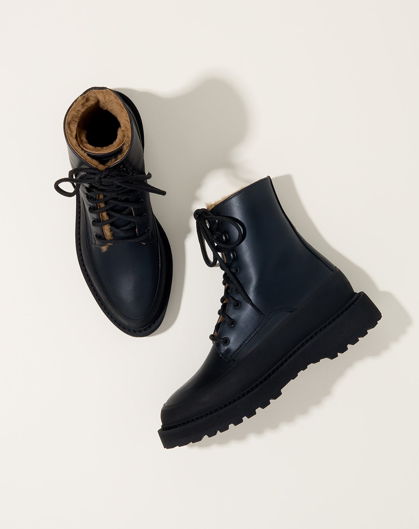 Le Monde Béryl Dolomite Boot in Black Suede