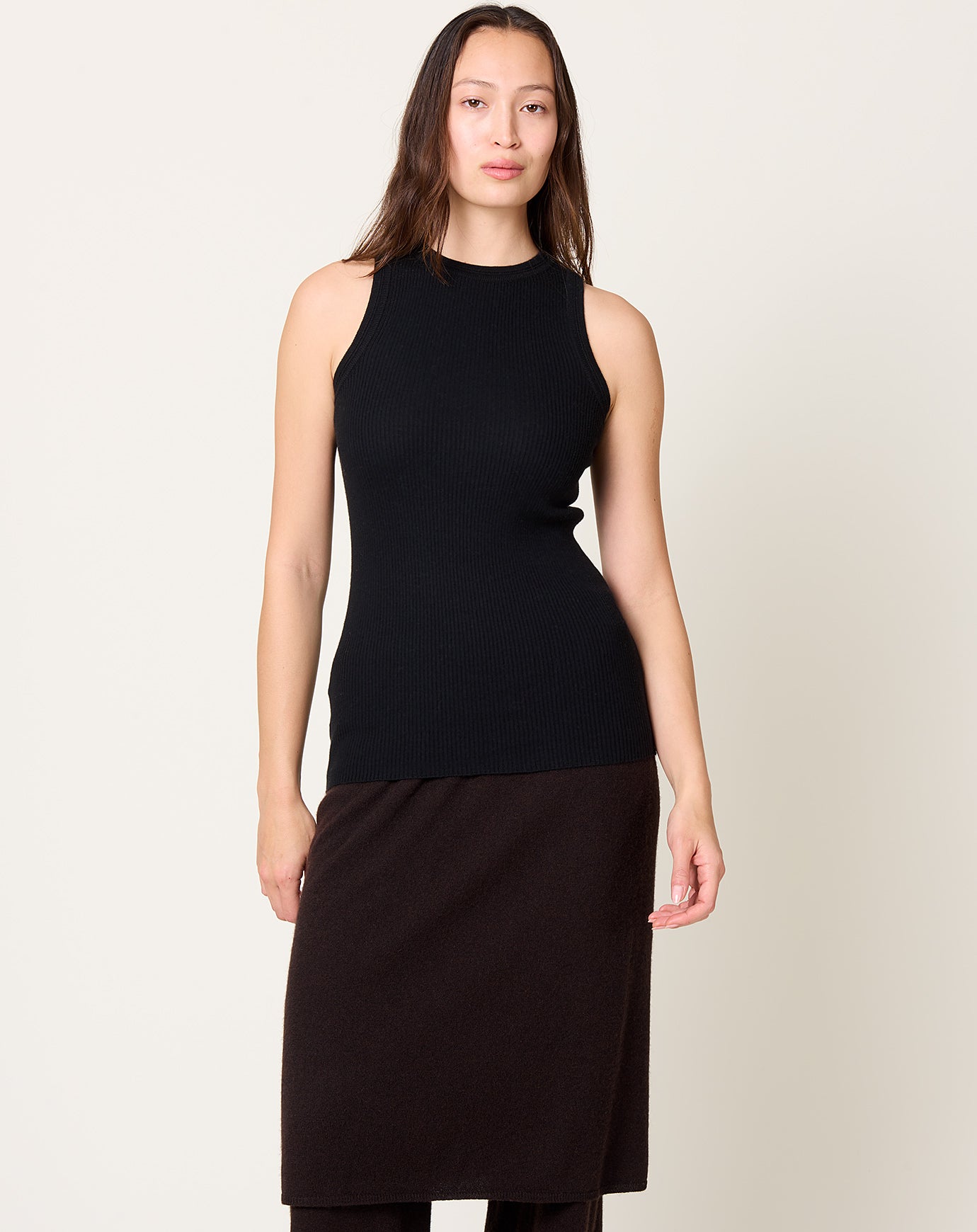 Lisa Yang Amya Tank in Noir