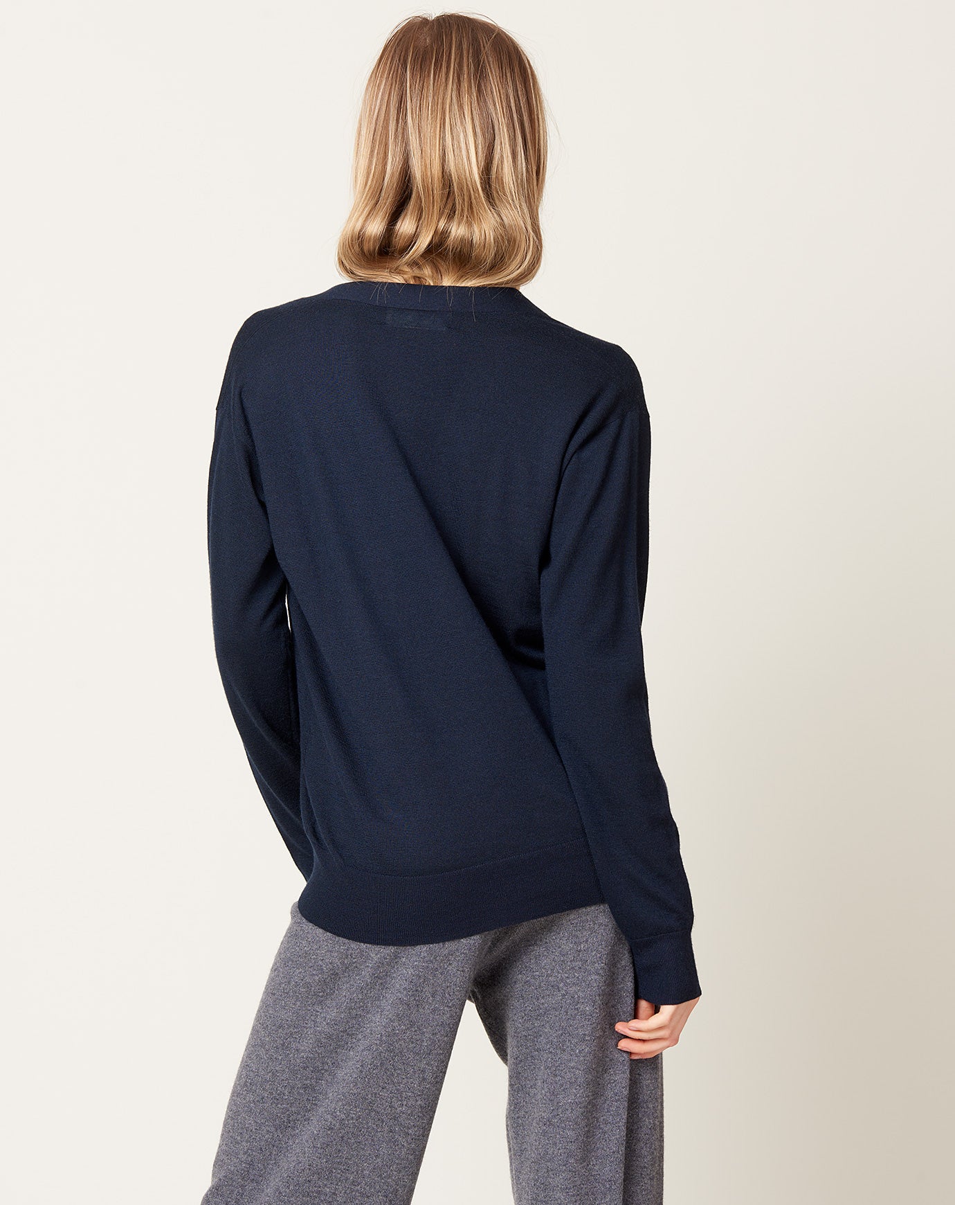 Lisa Yang Cia Cardigan in Navy