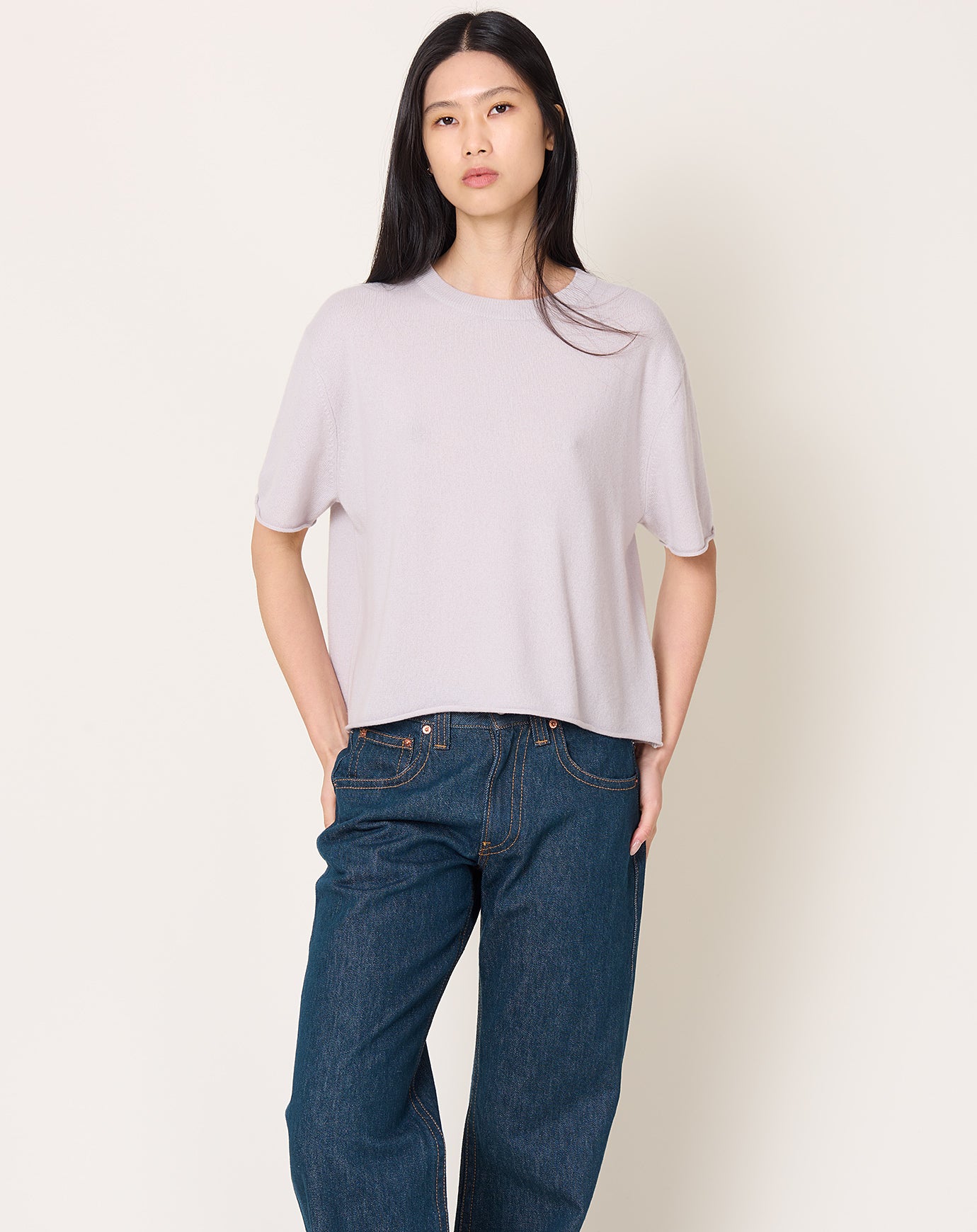 Lisa Yang Cila T-Shirt in Seashell