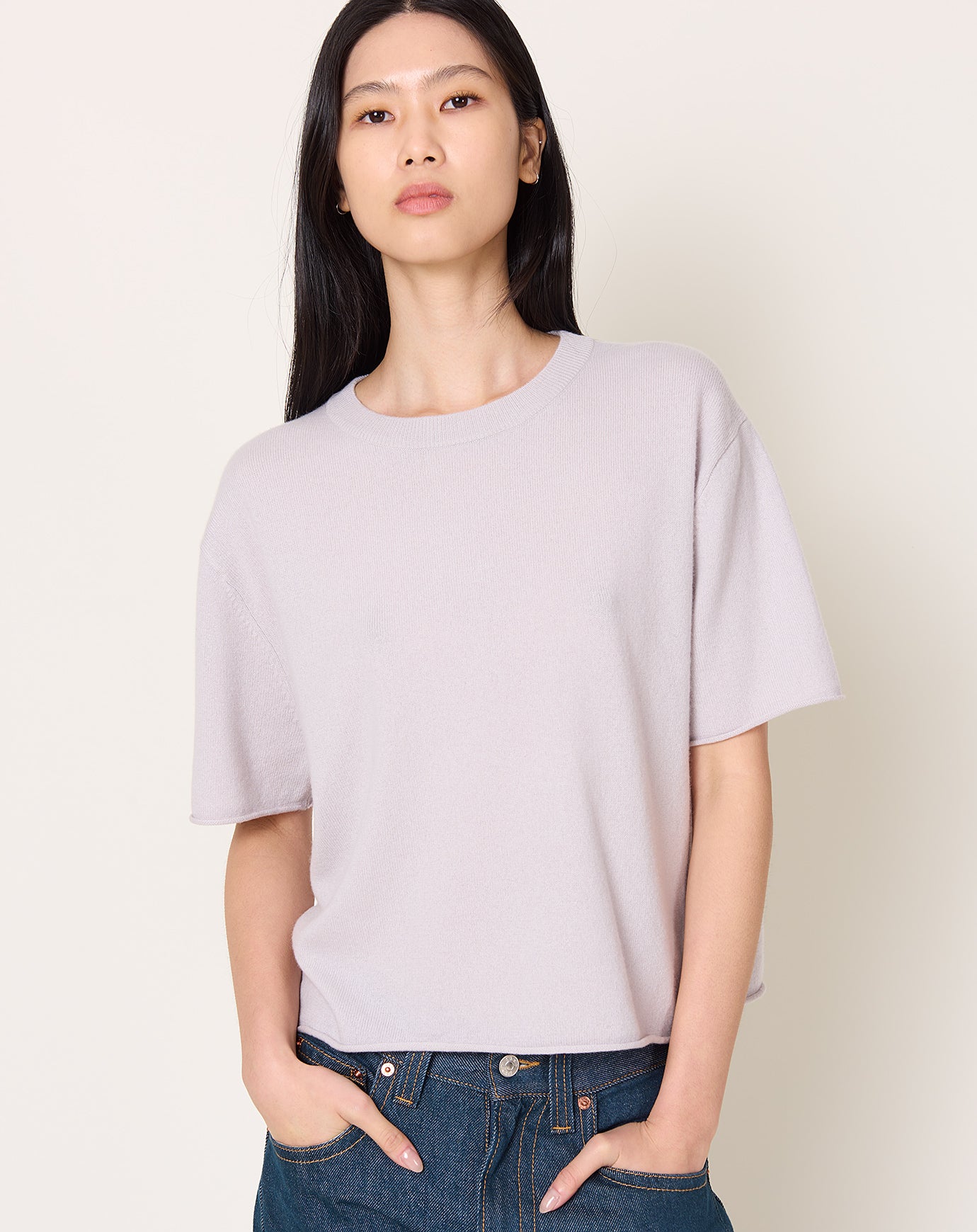 Lisa Yang Cila T-Shirt in Seashell