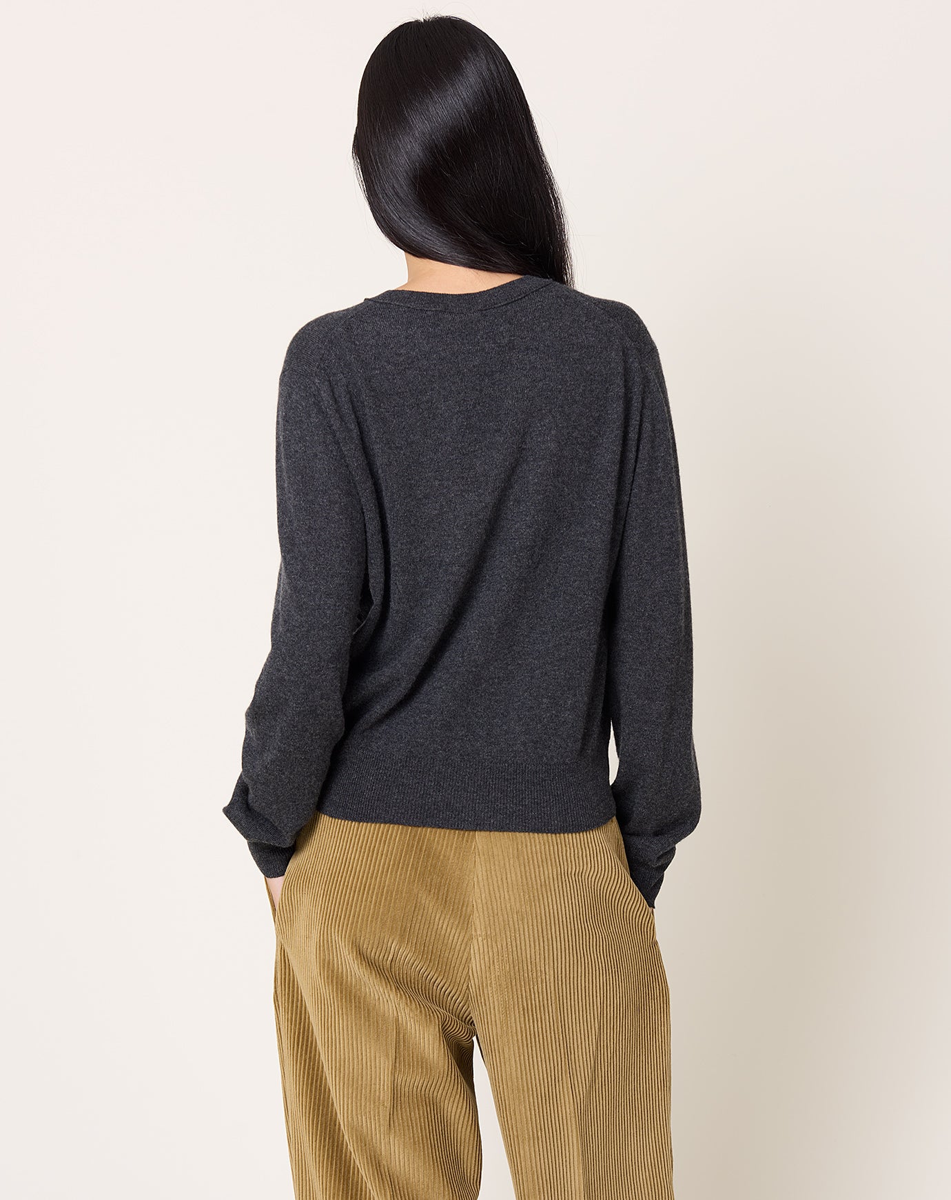 Lisa Yang Greer Sweater in Charcoal