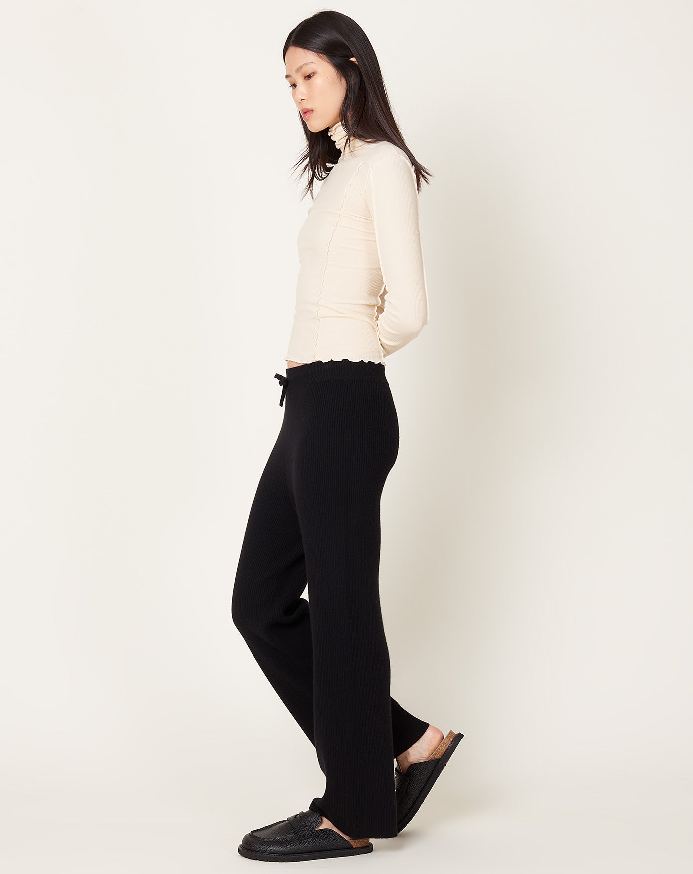 Lisa Yang Heather Trousers in Black