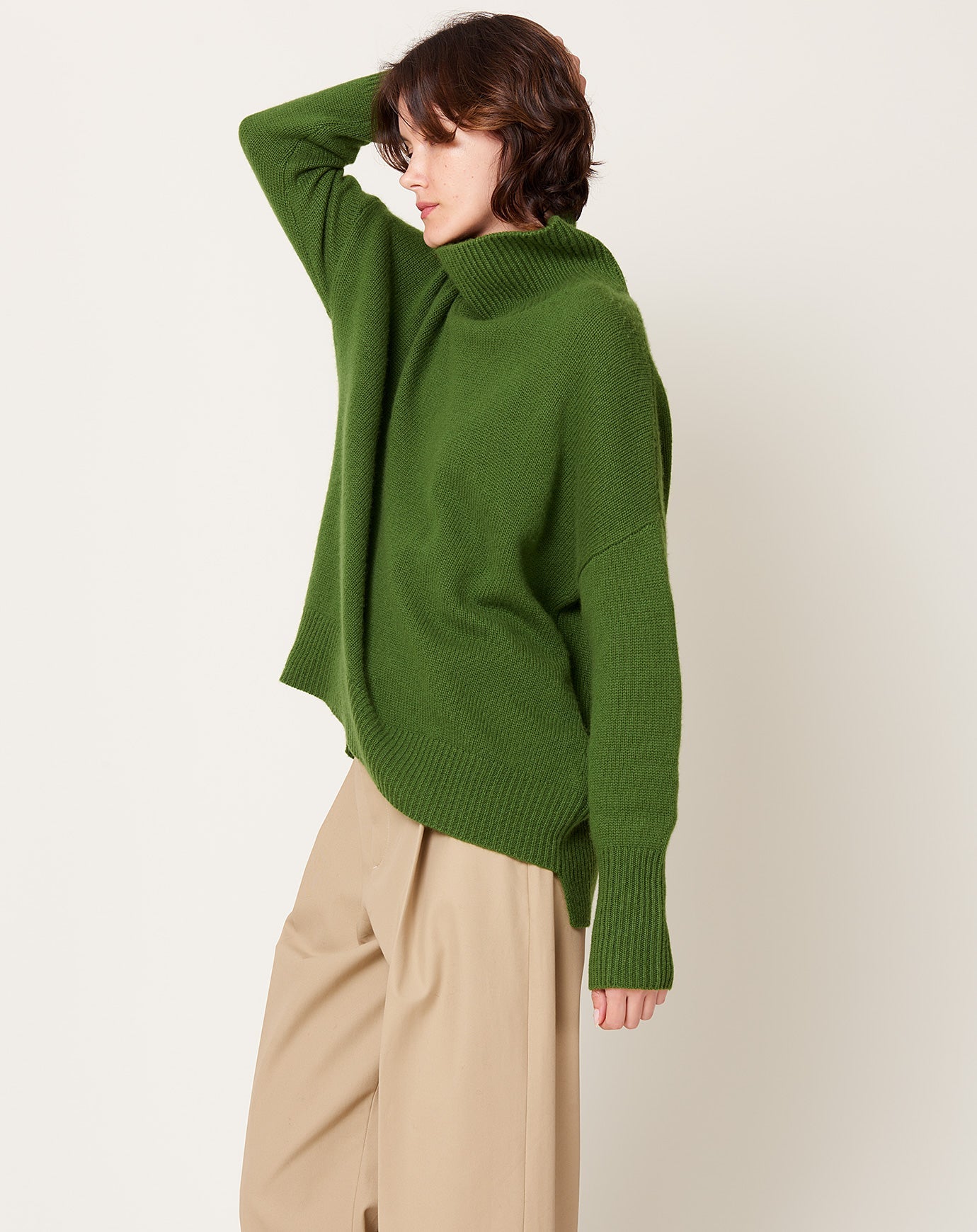 Lisa Yang Heidi Sweater in Matcha