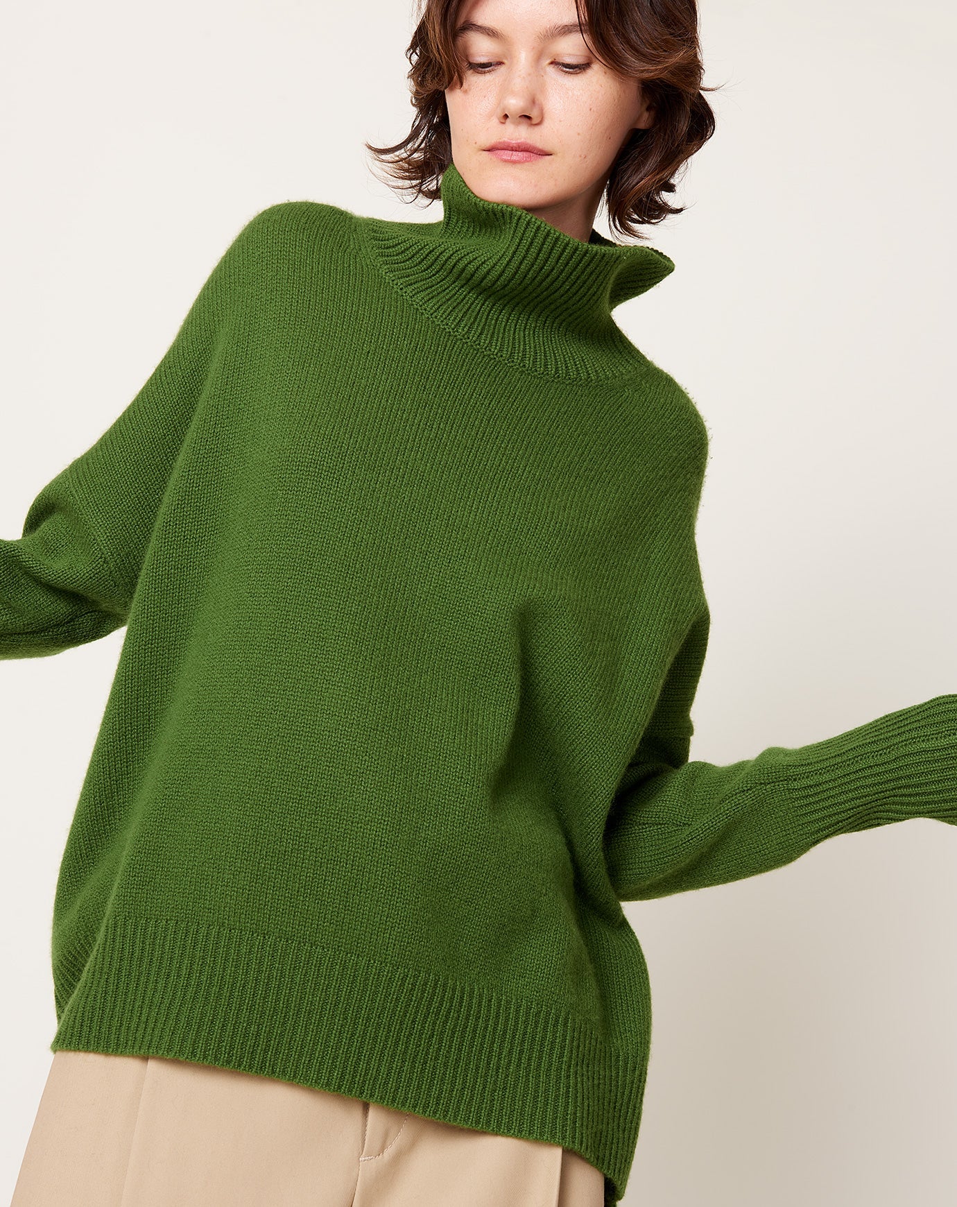 Lisa Yang Heidi Sweater in Matcha