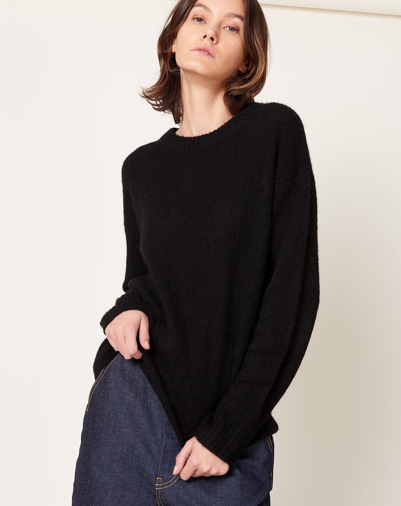 Lisa Yang Lova Sweater in Black