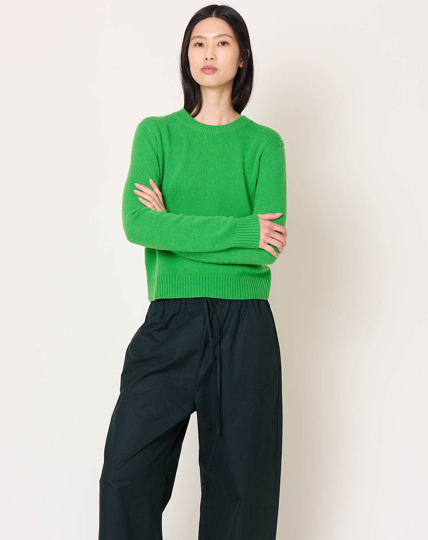 Lisa Yang Mable Sweater in Basilico