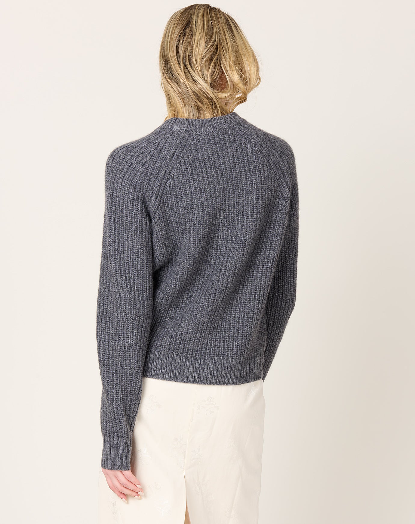 Lisa Yang Marine Cardigan in Charcoal