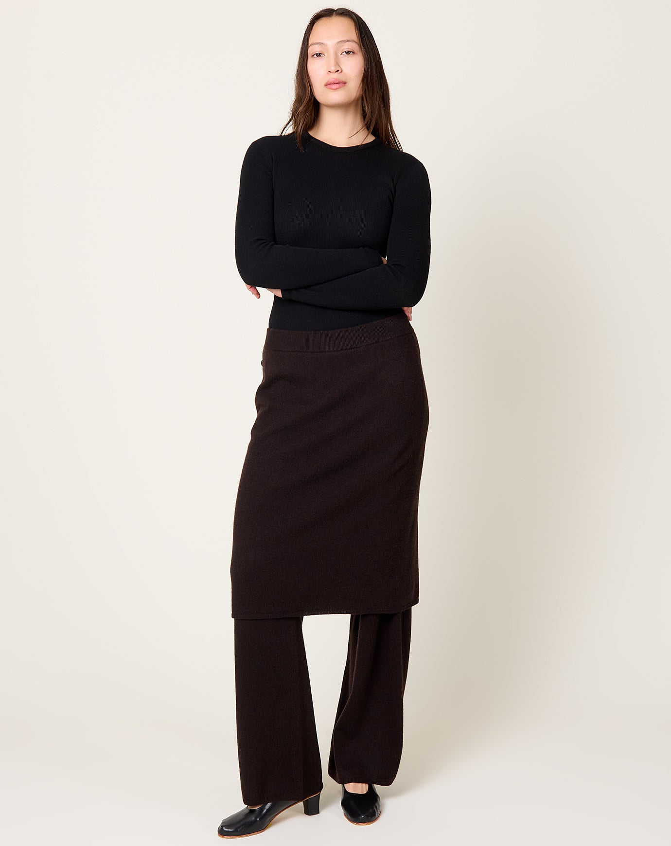Lisa Yang Payton Trousers in Dark Oak