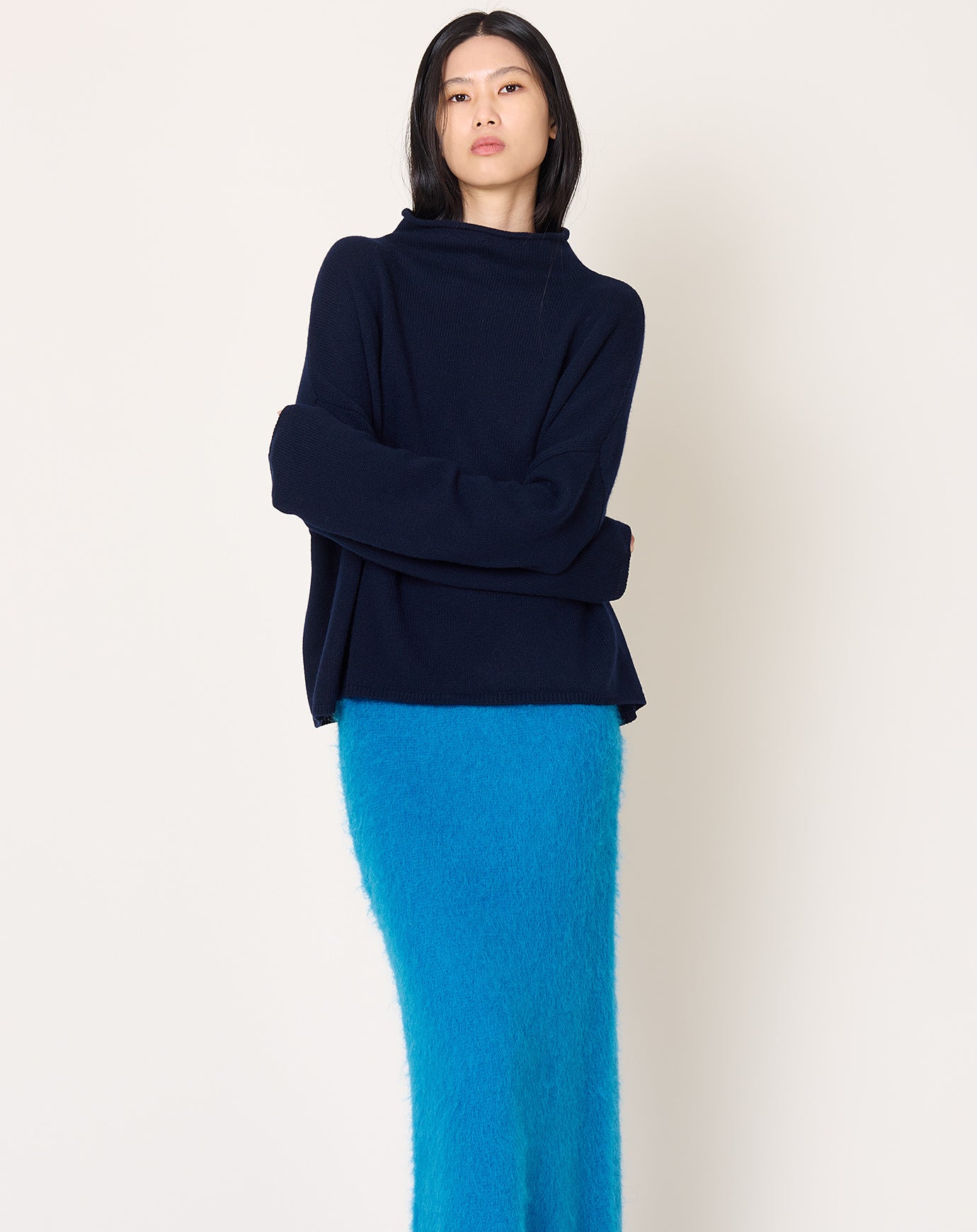 Lisa Yang Sandy Sweater in Navy