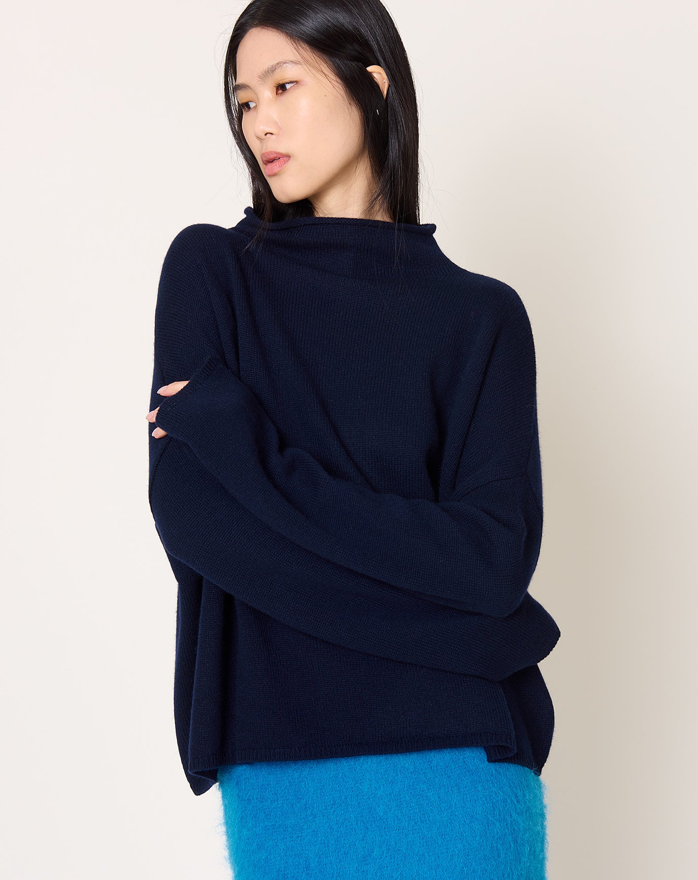 Lisa Yang Sandy Sweater in Navy