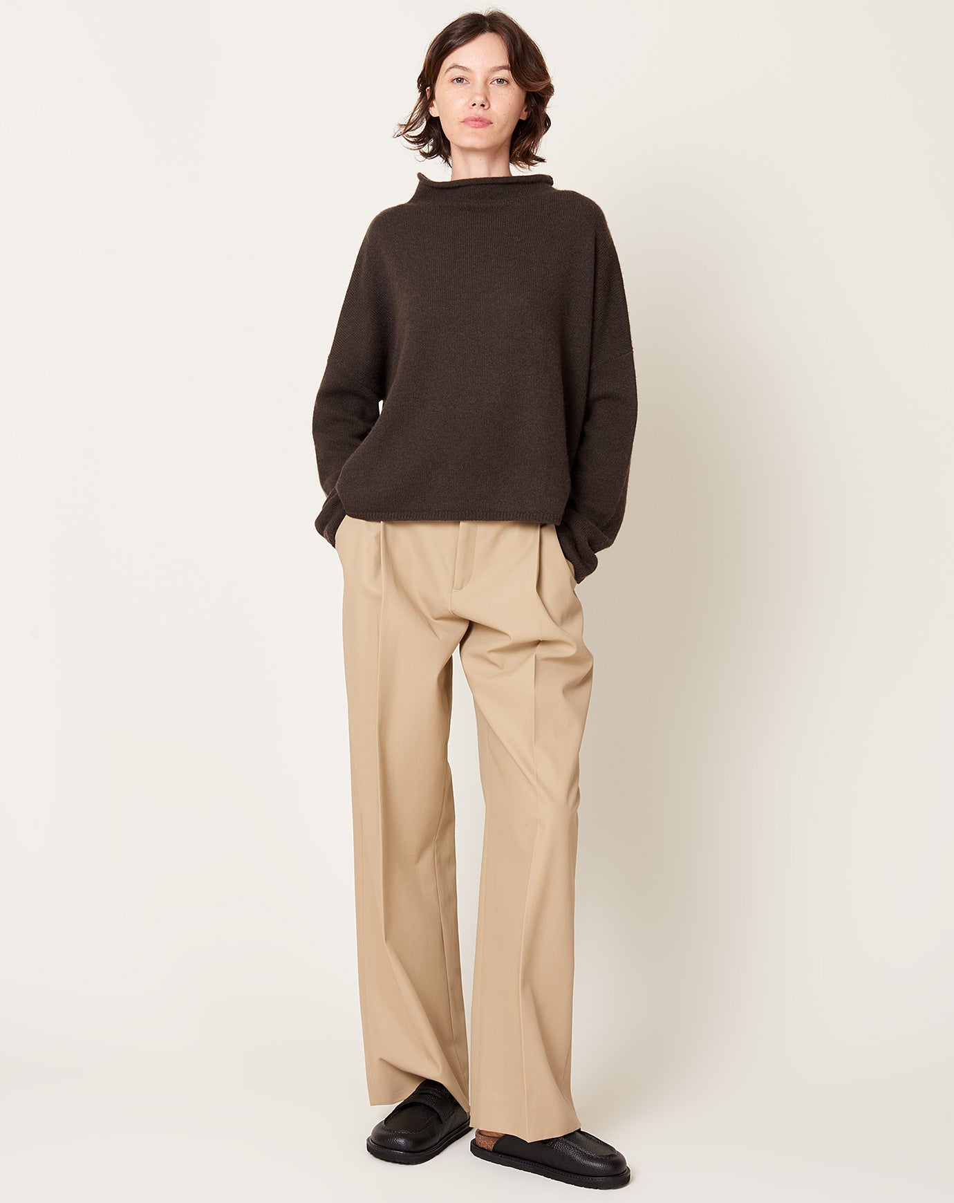 Lisa Yang Sandy Sweater in Wood