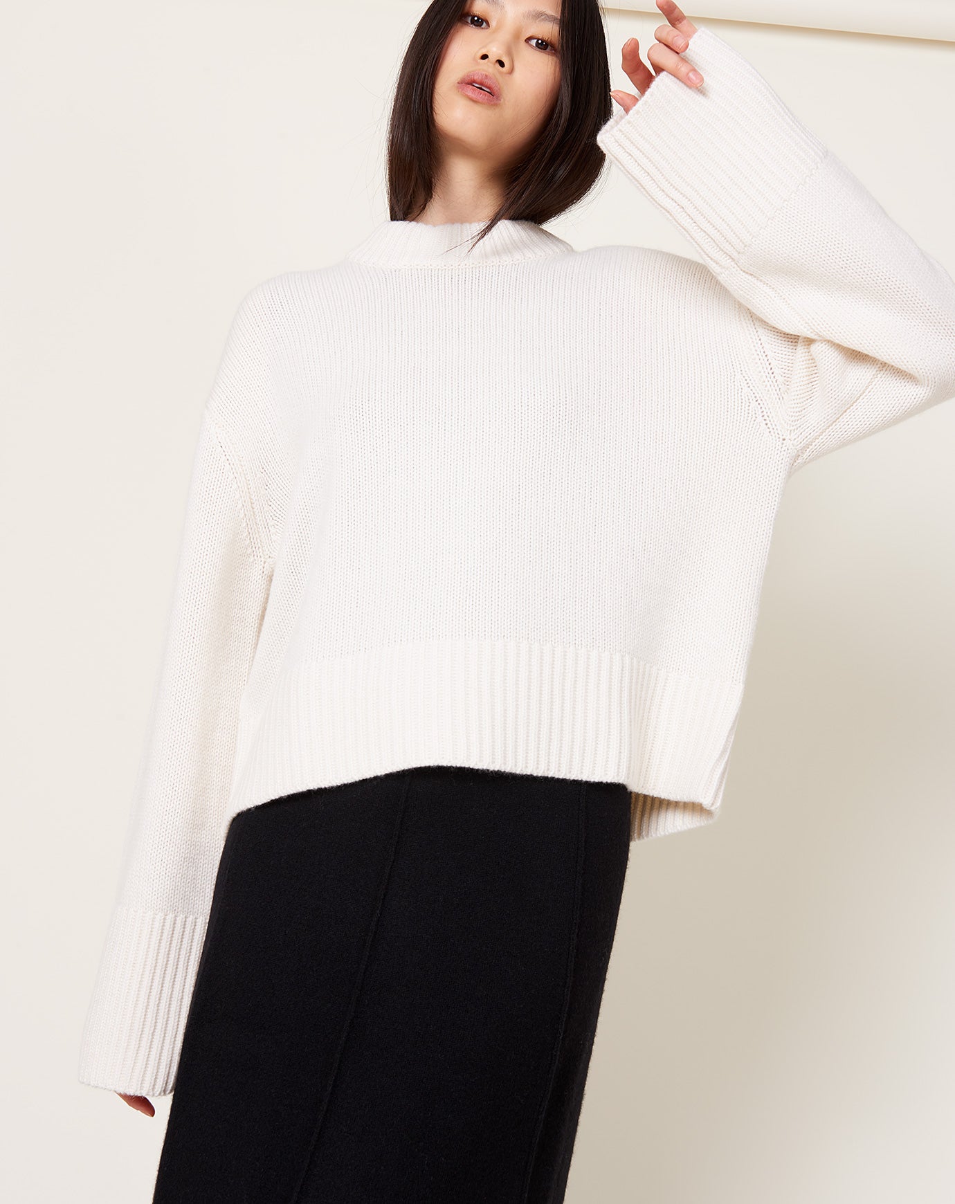 Lisa Yang Sonny Sweater in Cream