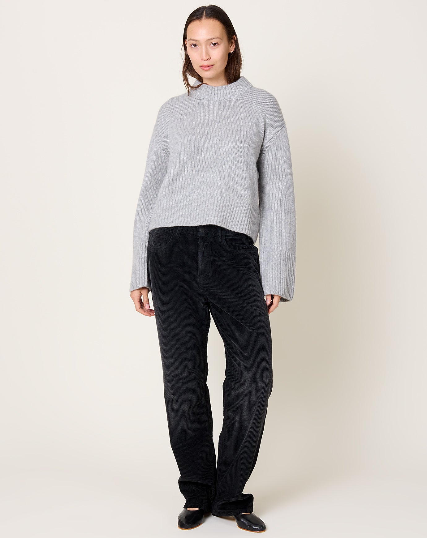 Lisa Yang Sony Sweater in Dove Grey