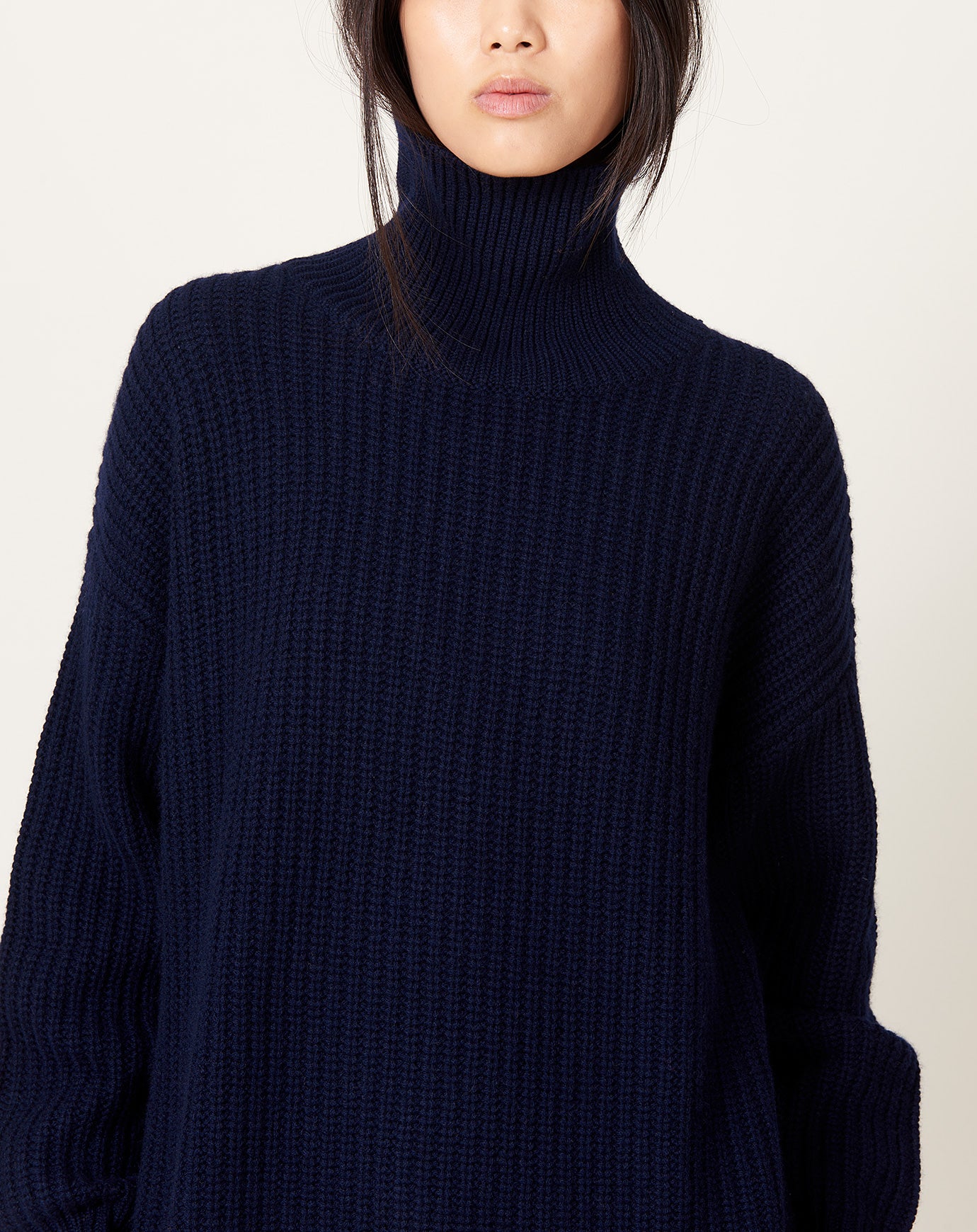 Lisa Yang Therese Sweater in Navy