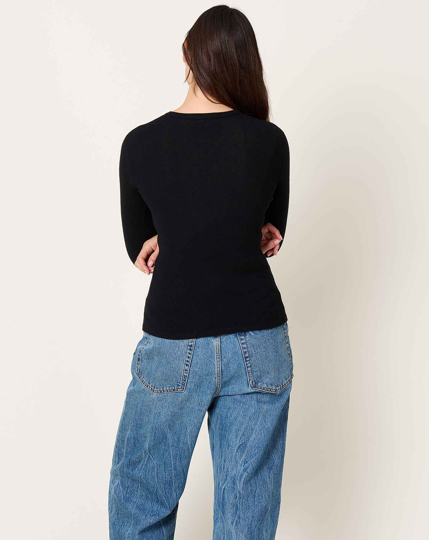 Lisa Yang Vivian Top in Noir