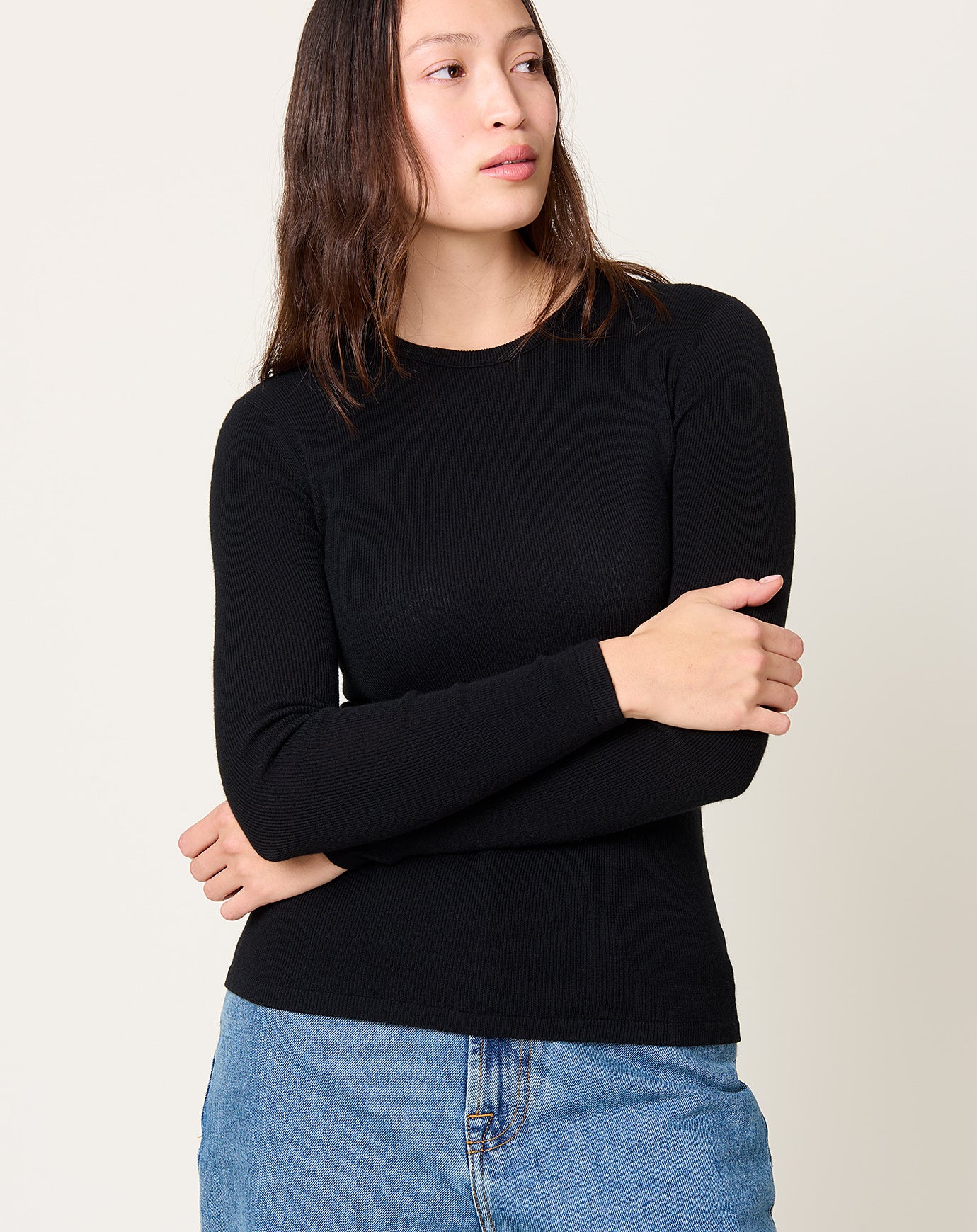 Lisa Yang Vivian Top in Noir