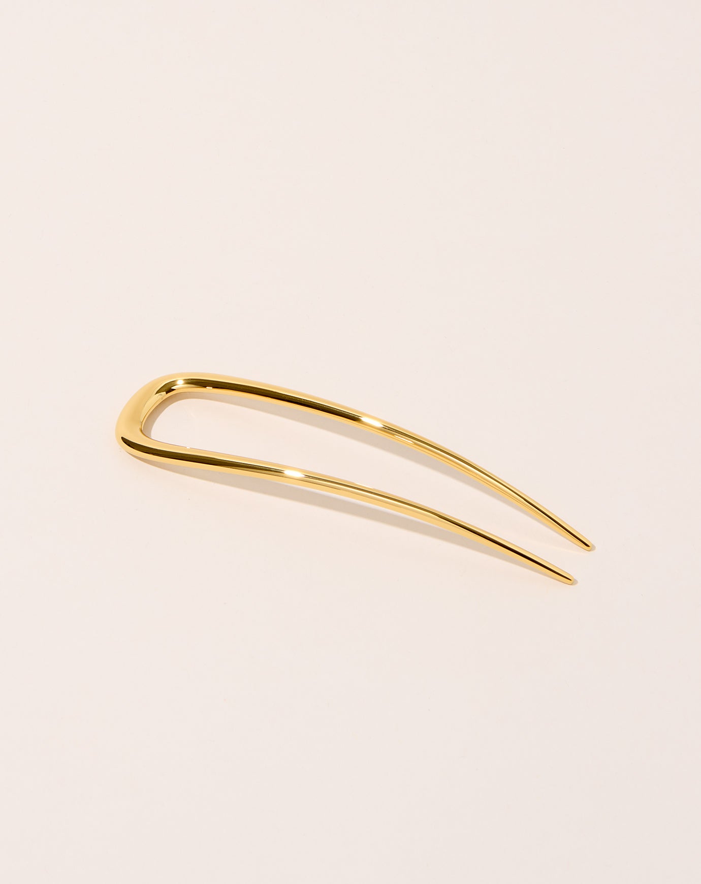 Machete Midi French Hair Pin in Gold