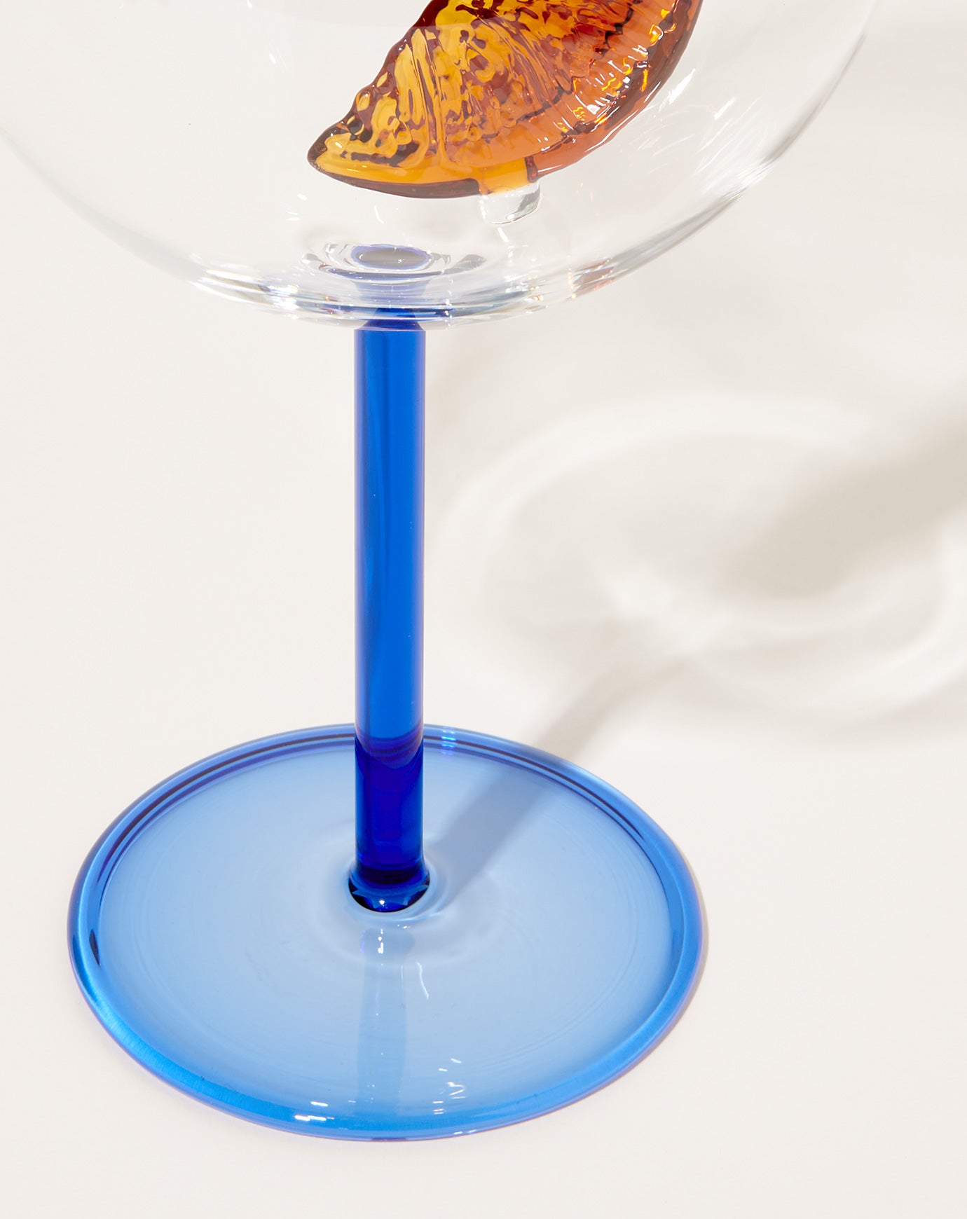 Maison Balzac Le Spritz Glass in Azure and Clear and Amber