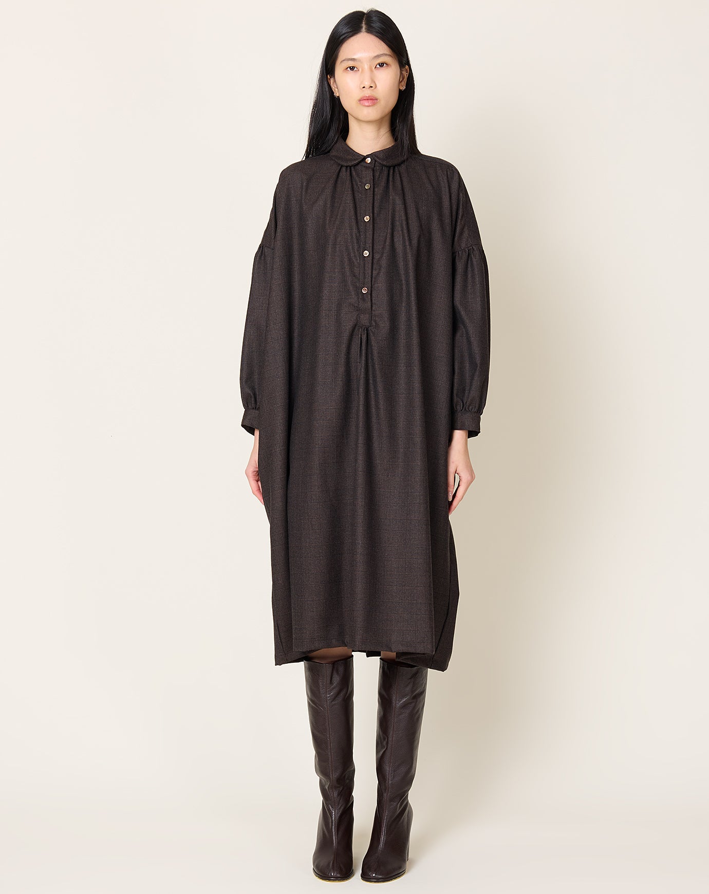 Makie Alma Dress in Brown Check