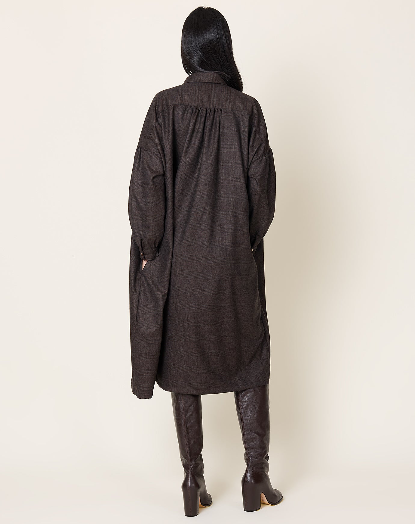Makie Alma Dress in Brown Check