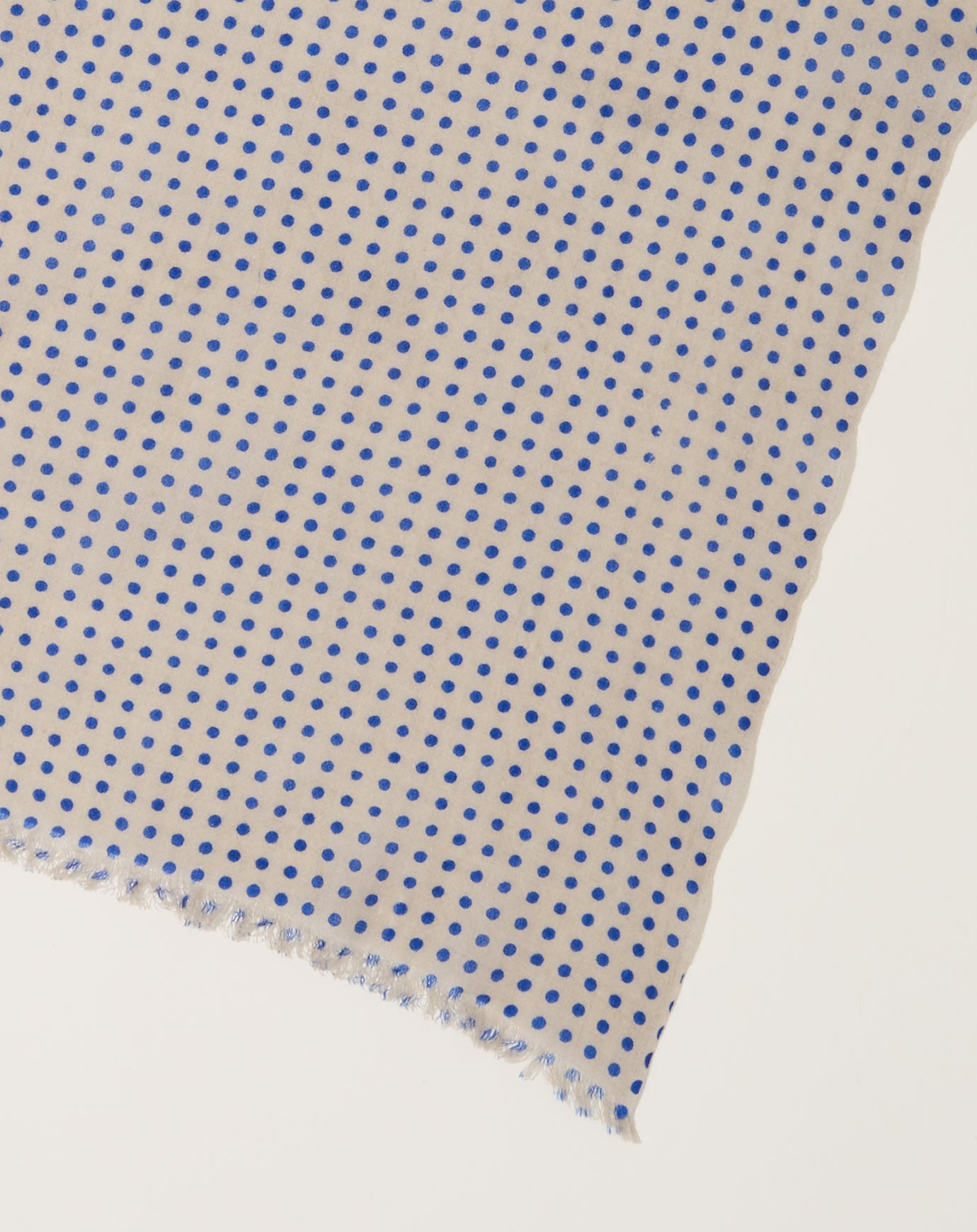 Makie Dots Super Fine Cashmere Scarf in Taupe