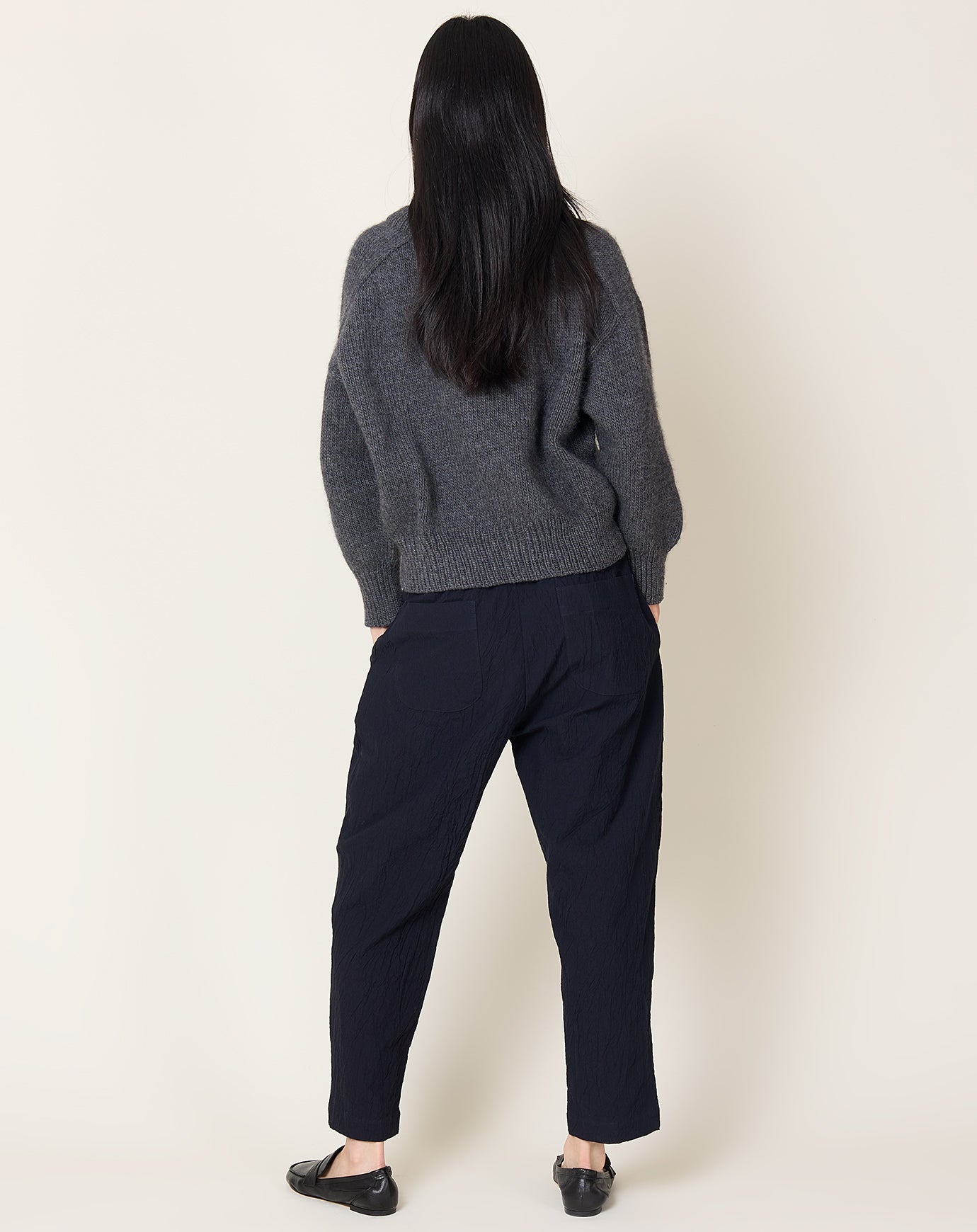Makie Kairi Simple Pants in Black