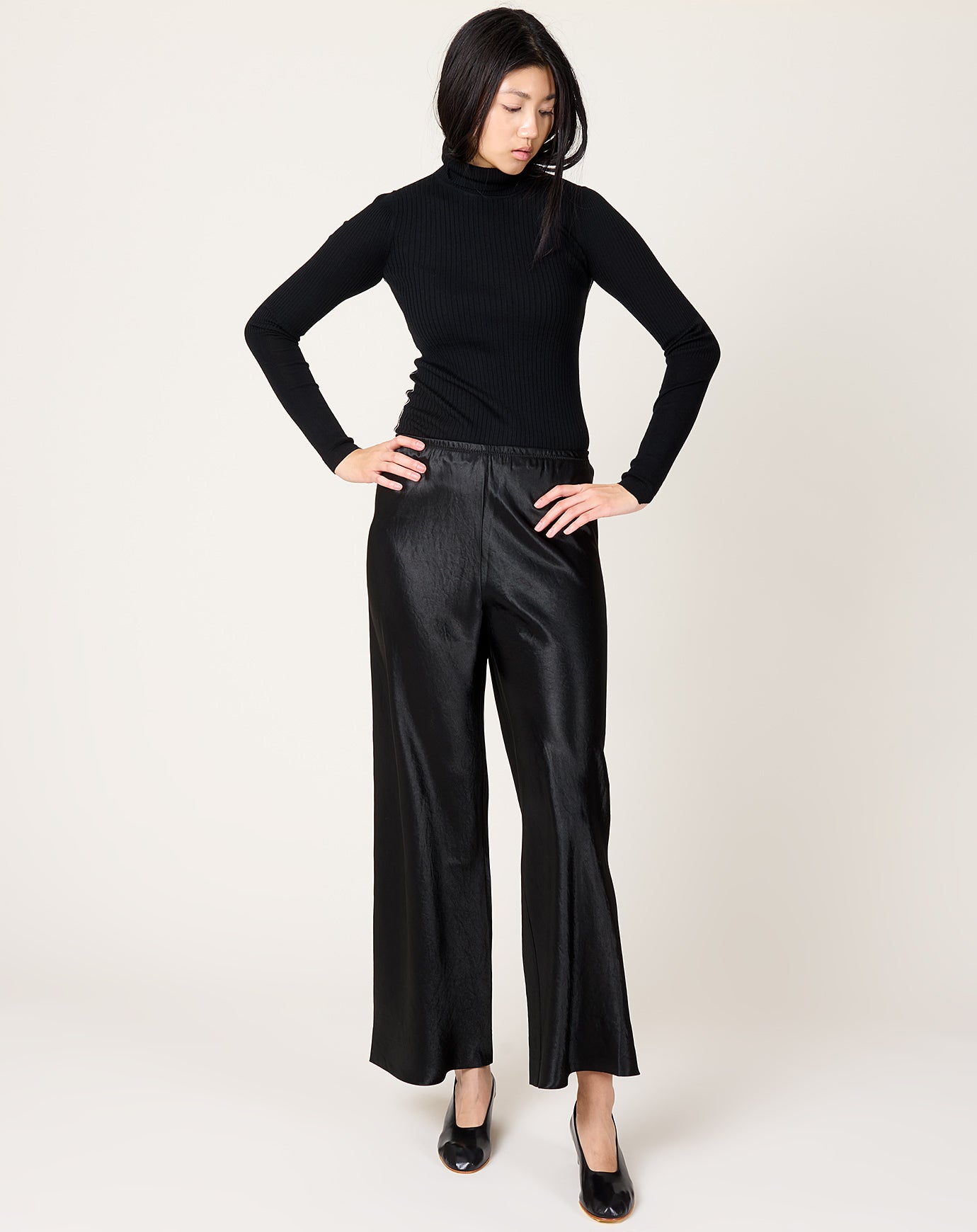 Maria McManus Bias Cut Trouser in Black