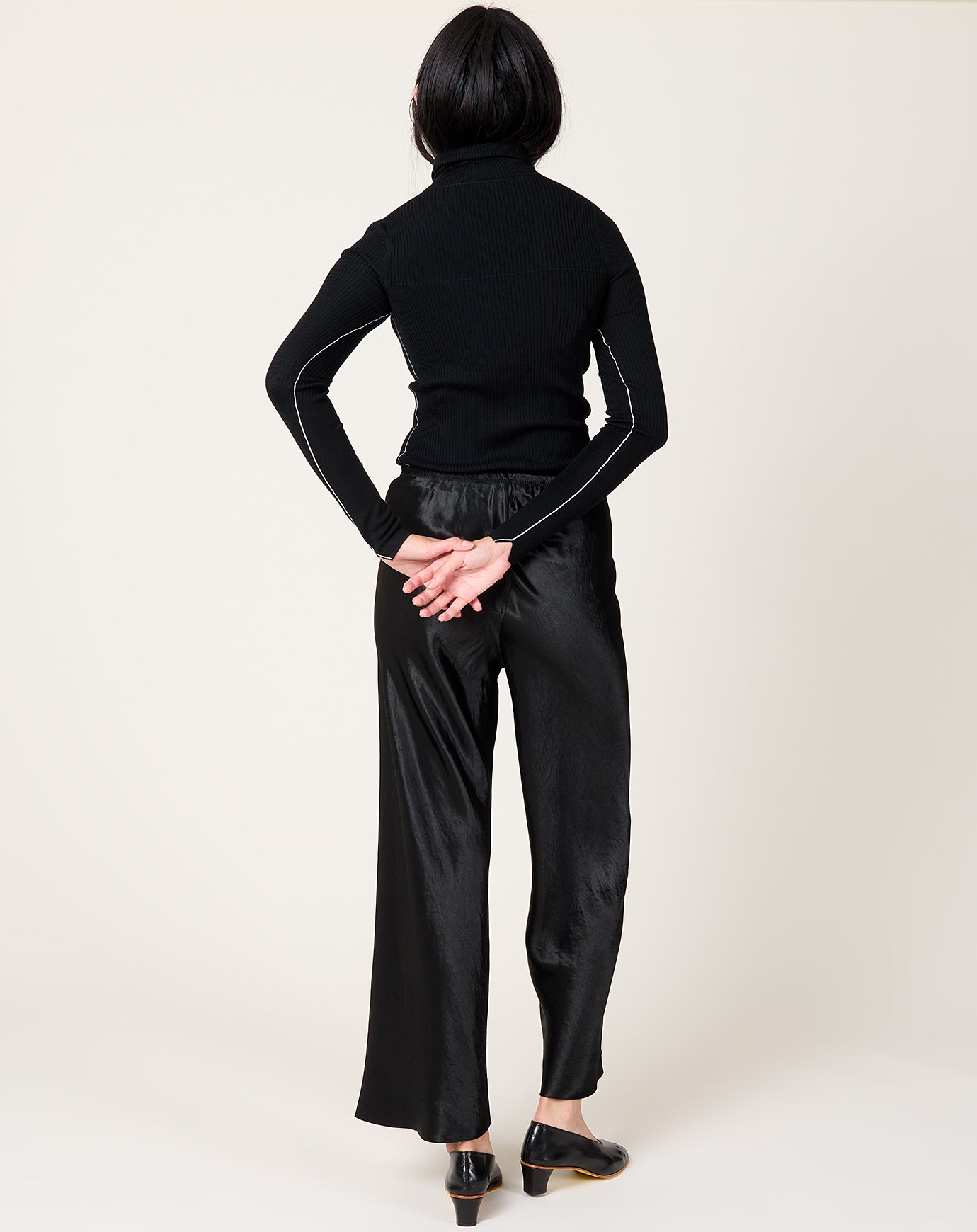 Maria McManus Bias Cut Trouser in Black